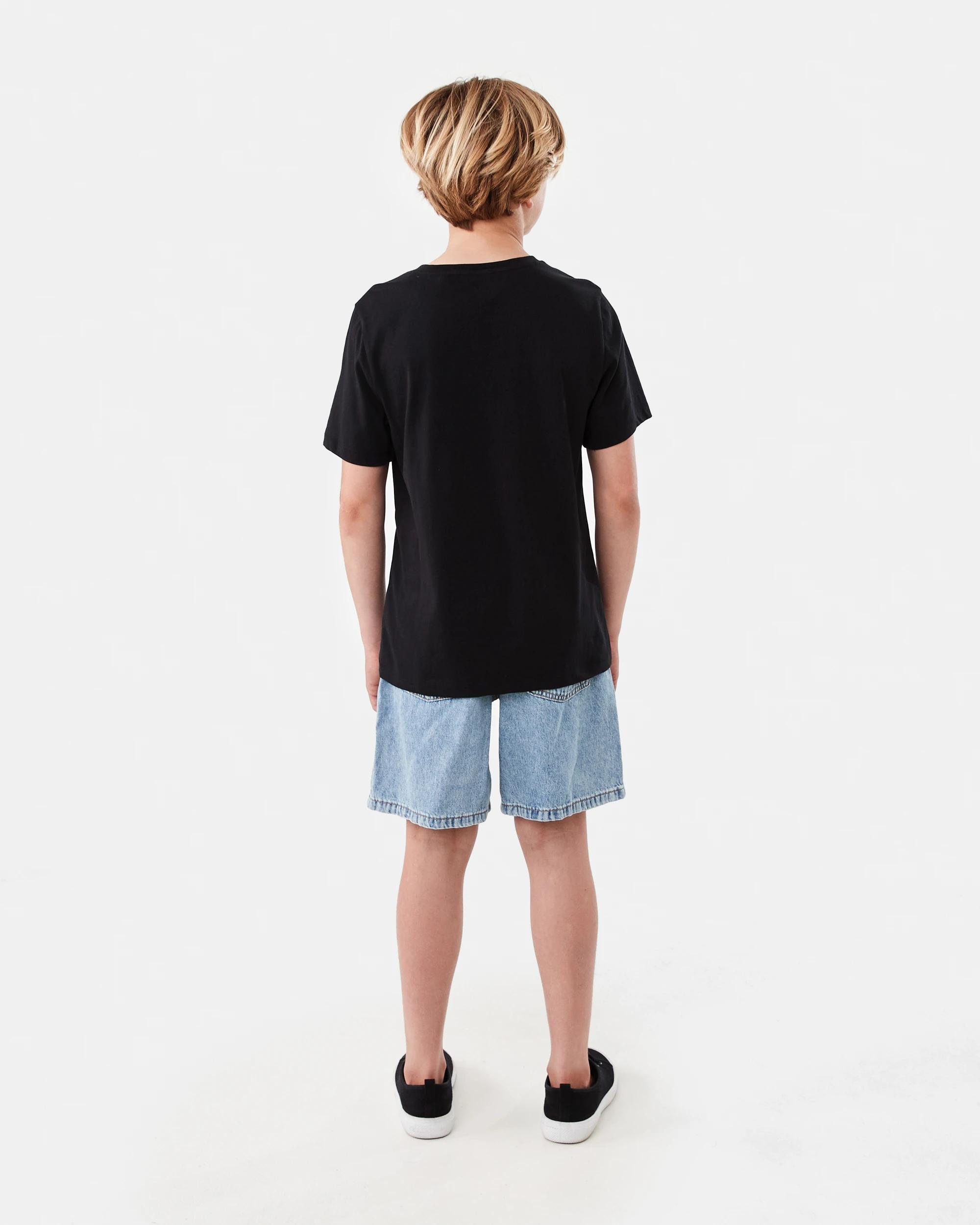 7 Short Sleeve Print T-shirt Blk Spray, 7 of 7