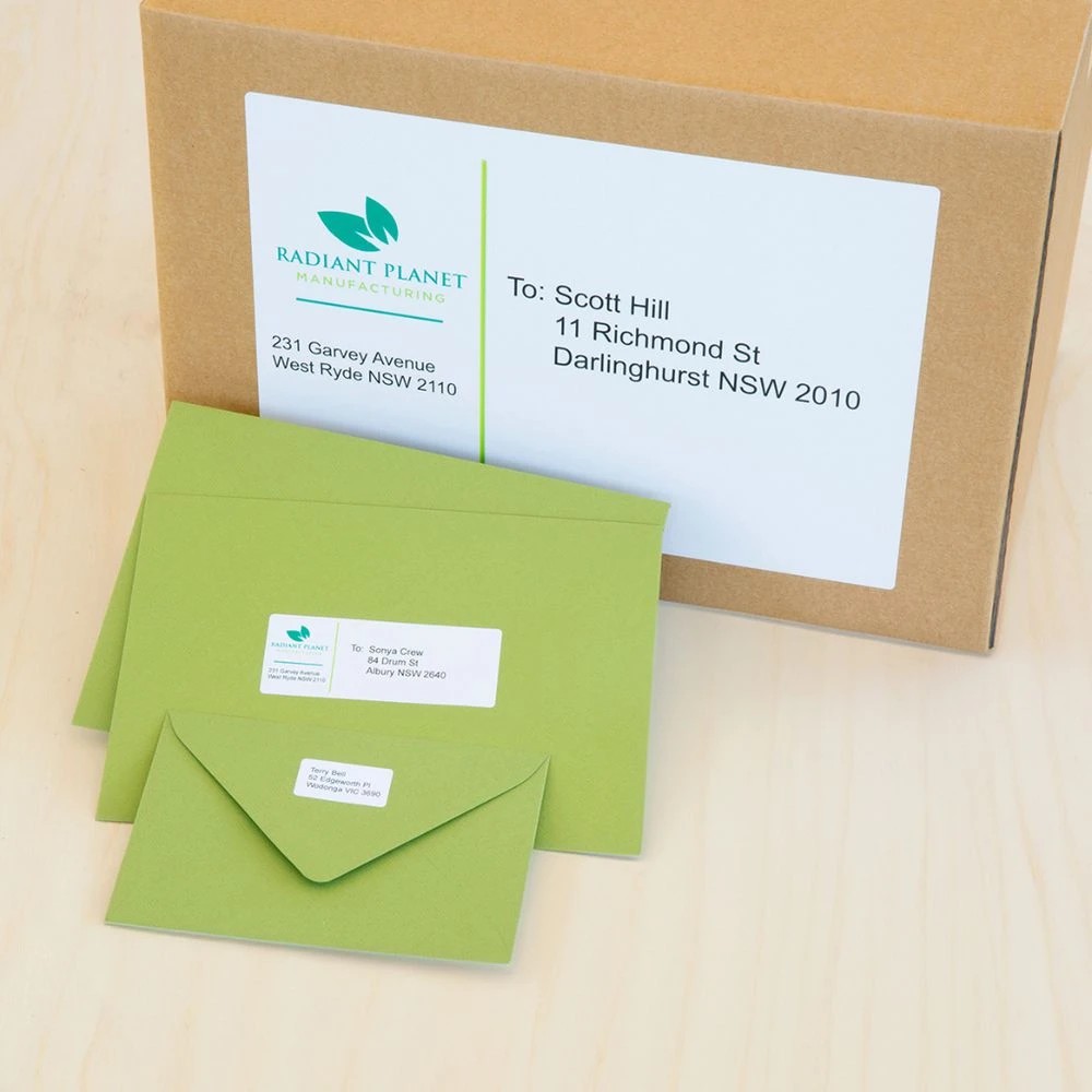 5 Avery Premium White Shipping Labels AveryEco A6 2UP 25 Sheets, 5 of 7