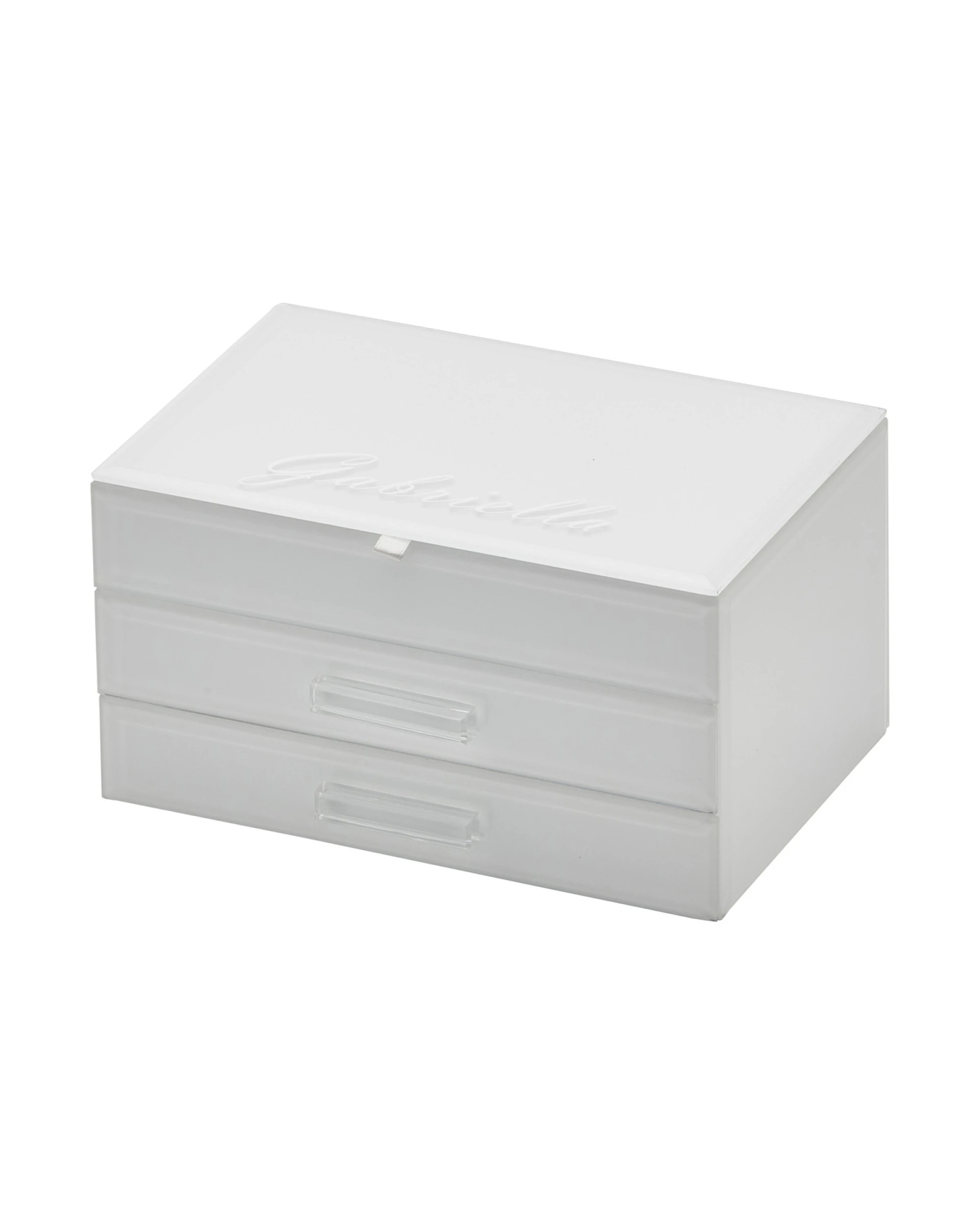 4 One Six Eight London Gabriella Jewellery Box - M - White, 4 of 6