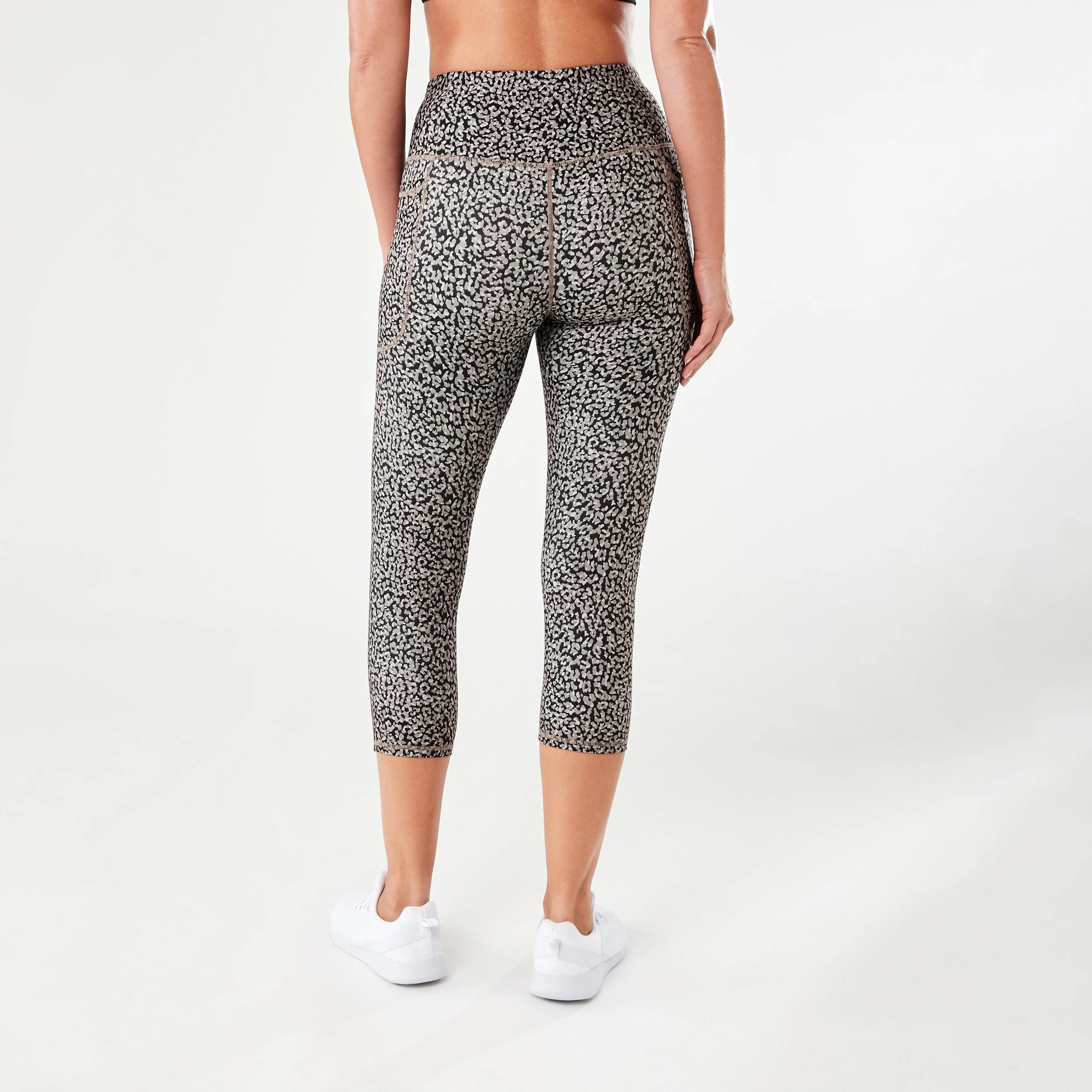 3 Active Womens Crop Printed Leggings ABSTRACT SPOT, 3 of 5