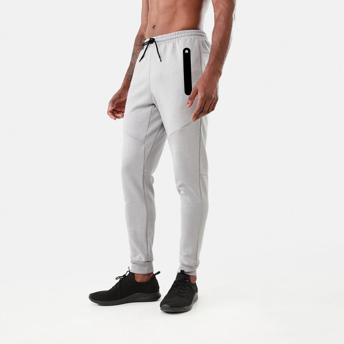 2 Active Mens Sports Joggers GREY MARLE CORE, 2 of 5