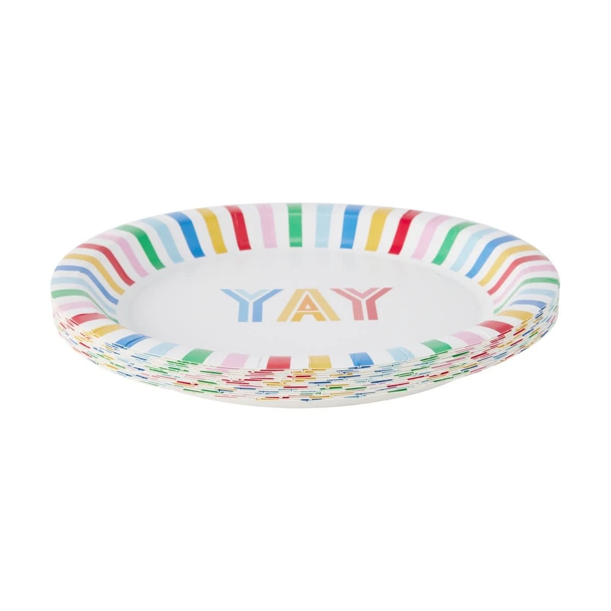 3 16 Piece Bright Paper Plates, 3 of 6