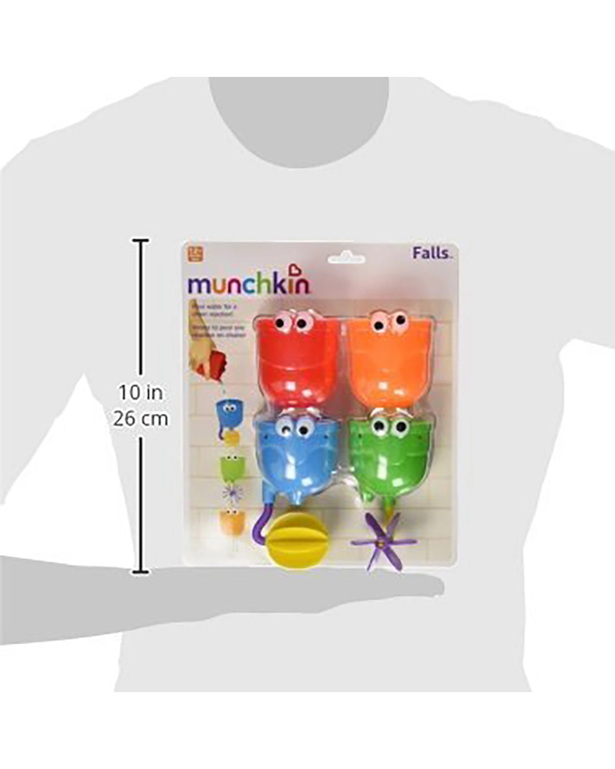 7 Munchkin Falls Baby Toddler Bath Water Cup Toy With Suction Cups 12 Months - Multi, 7 of 7