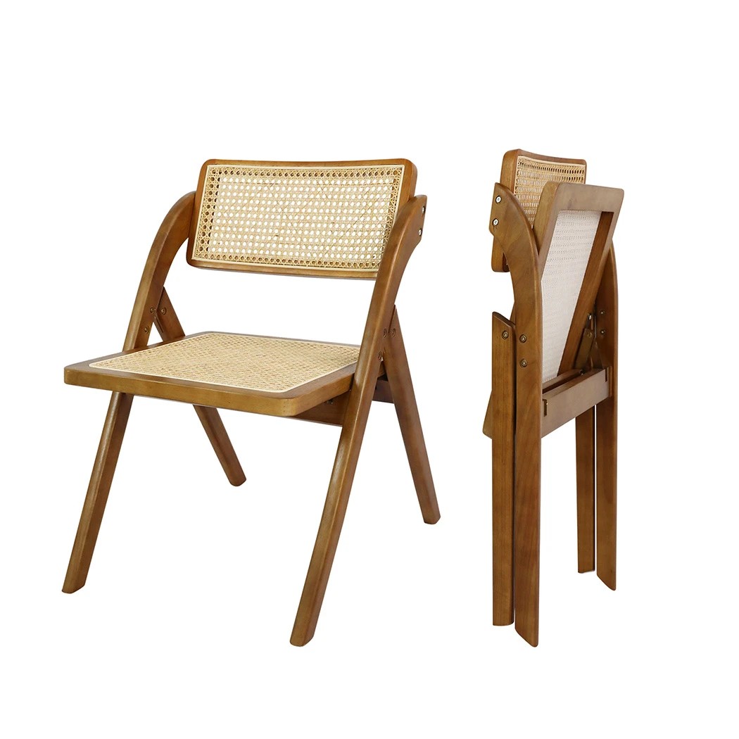 2 Levede 6pcs Chairs in Walnut Colour, 2 of 7
