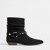 BLACK MICROSUEDE