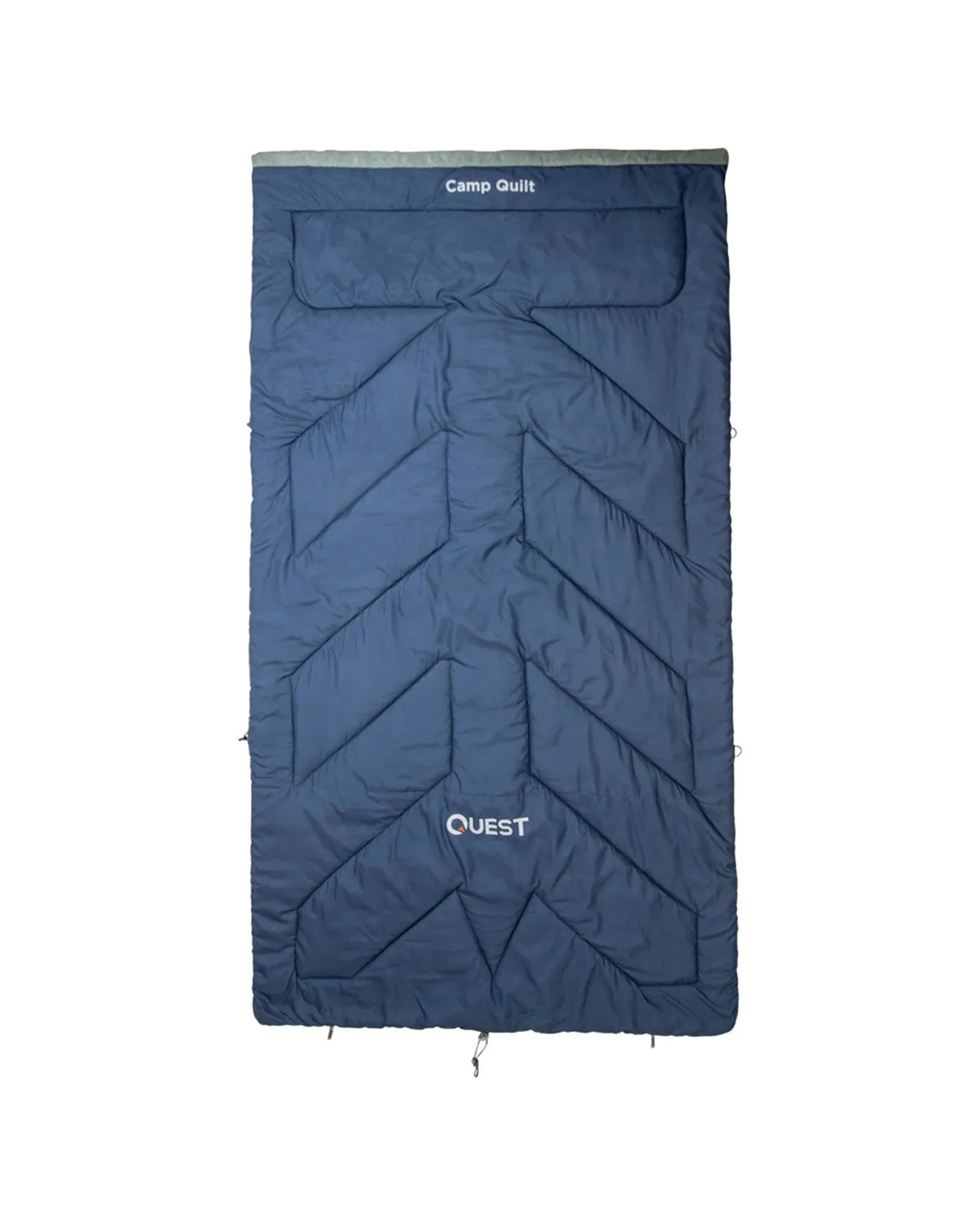 2 Quest Camp Quilt Single Sleeping Blanket With Carry Bag Portable, 2 of 4