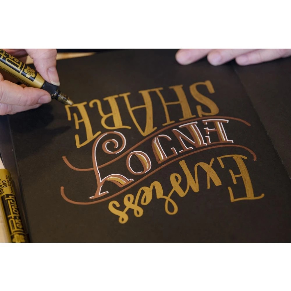 5 Sakura Pen-touch Paint Marker 1mm Gold, 5 of 8