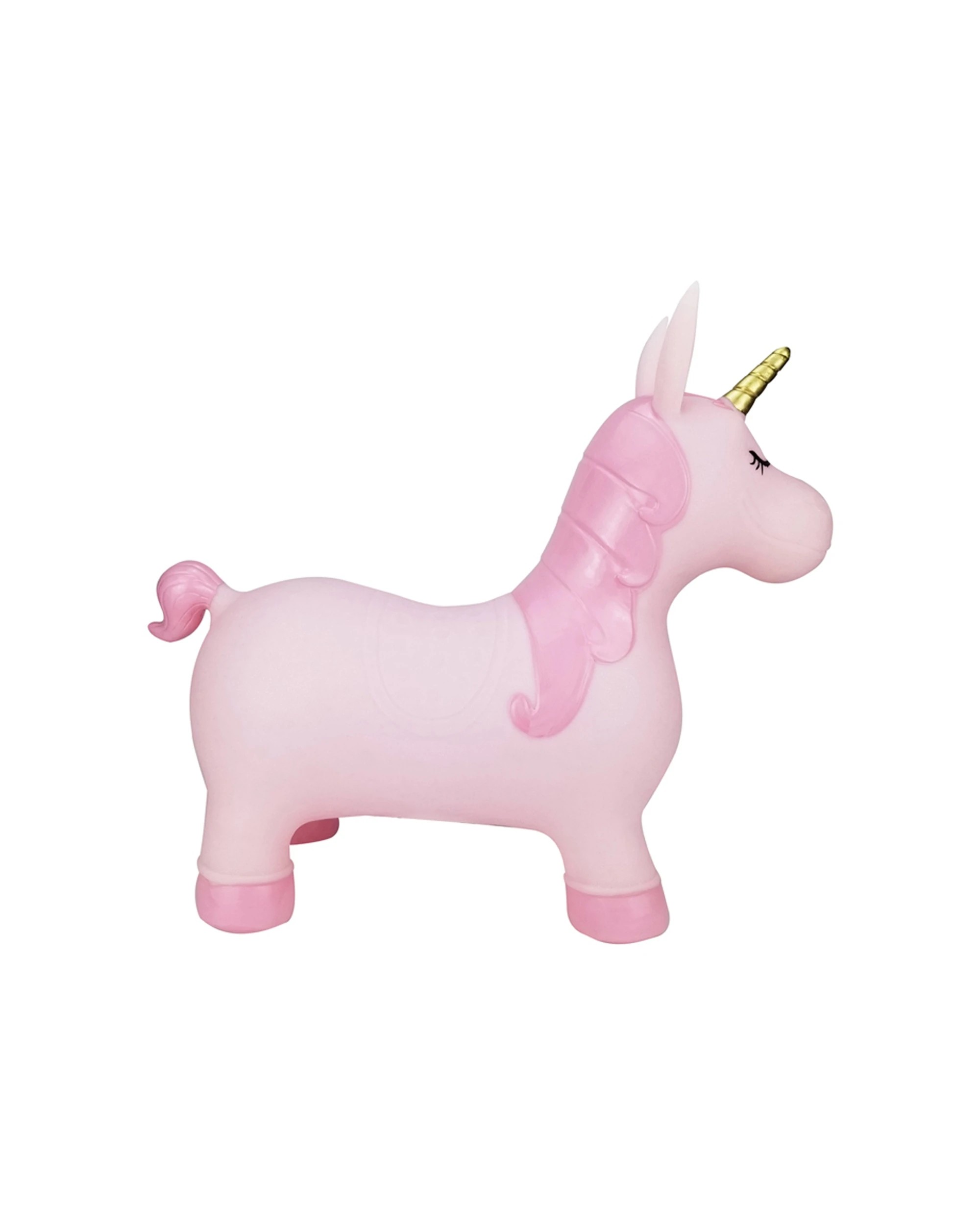 4 Kaper Kidz Bouncy Rider Pink Pearl The Unicorn Ride On Bouncer Toy Kids 12 Months Plus - Pink, 4 of 9