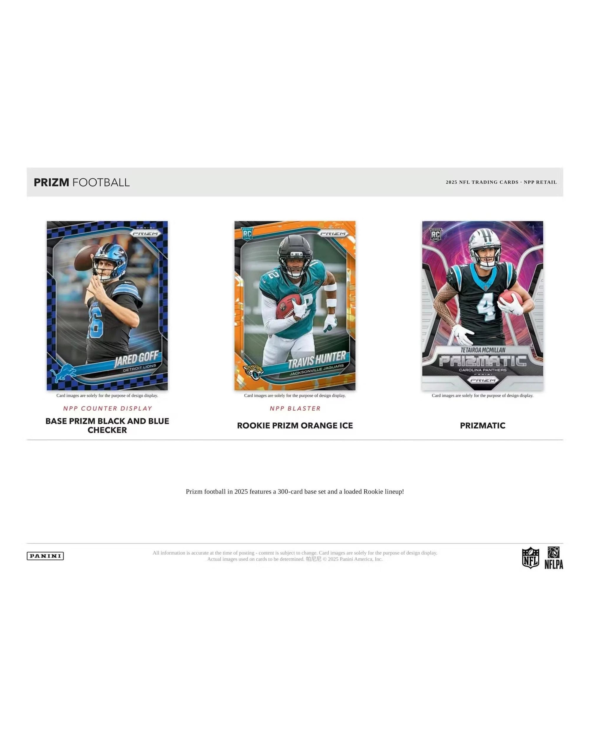 2 Panini NFL Prizm Football 2025 Mega Box, 2 of 4