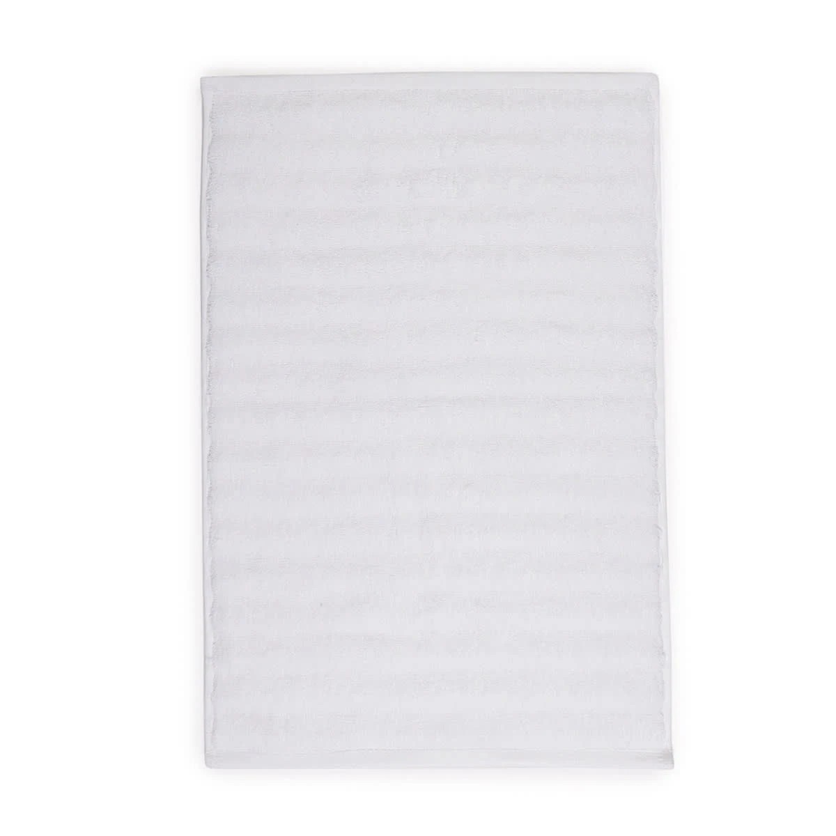 3 Thick Ribbed Australian Cotton Hand Towel - White, 3 of 5