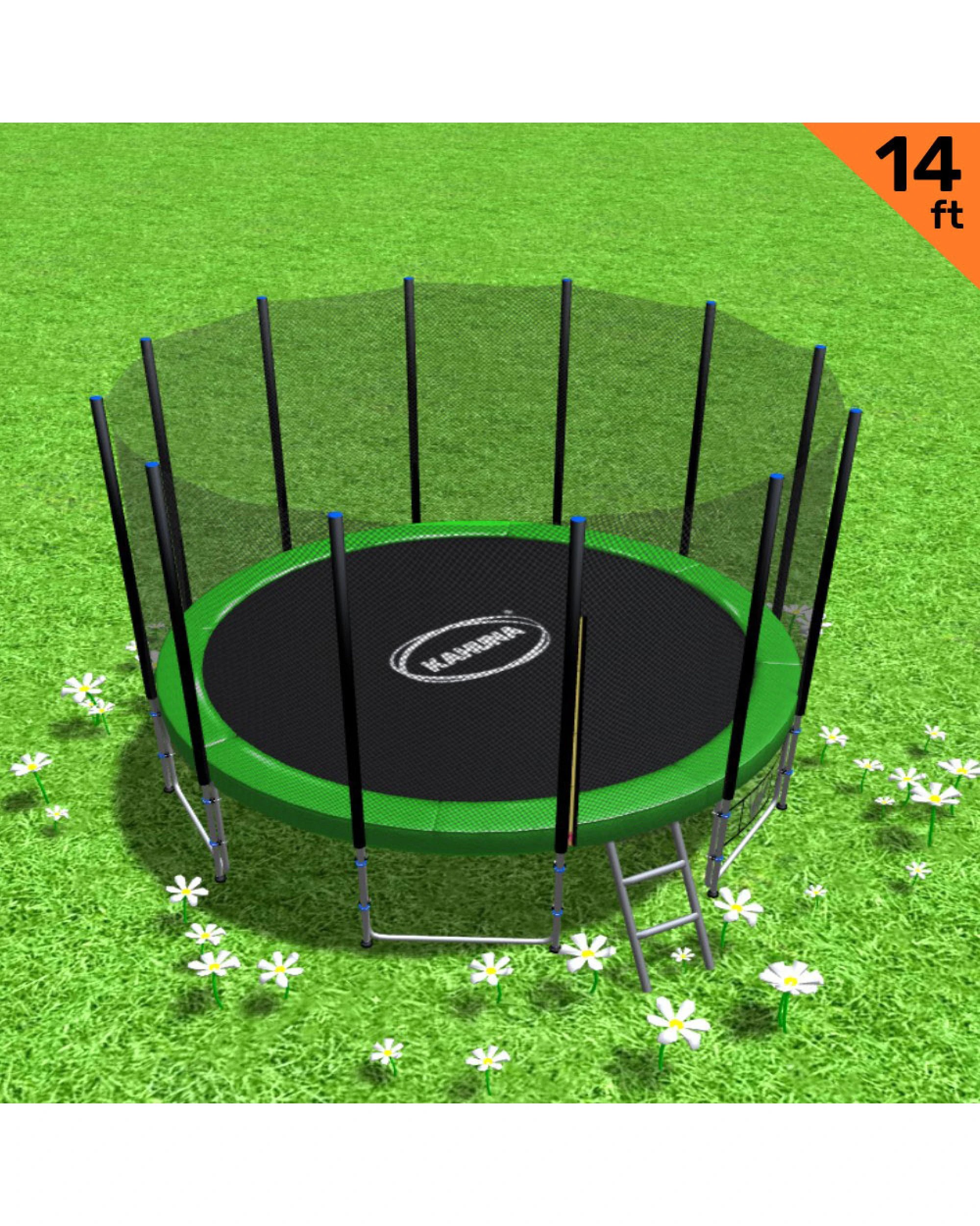 2 Kahuna Blizzard 14 Ft Trampoline With Net, 2 of 6