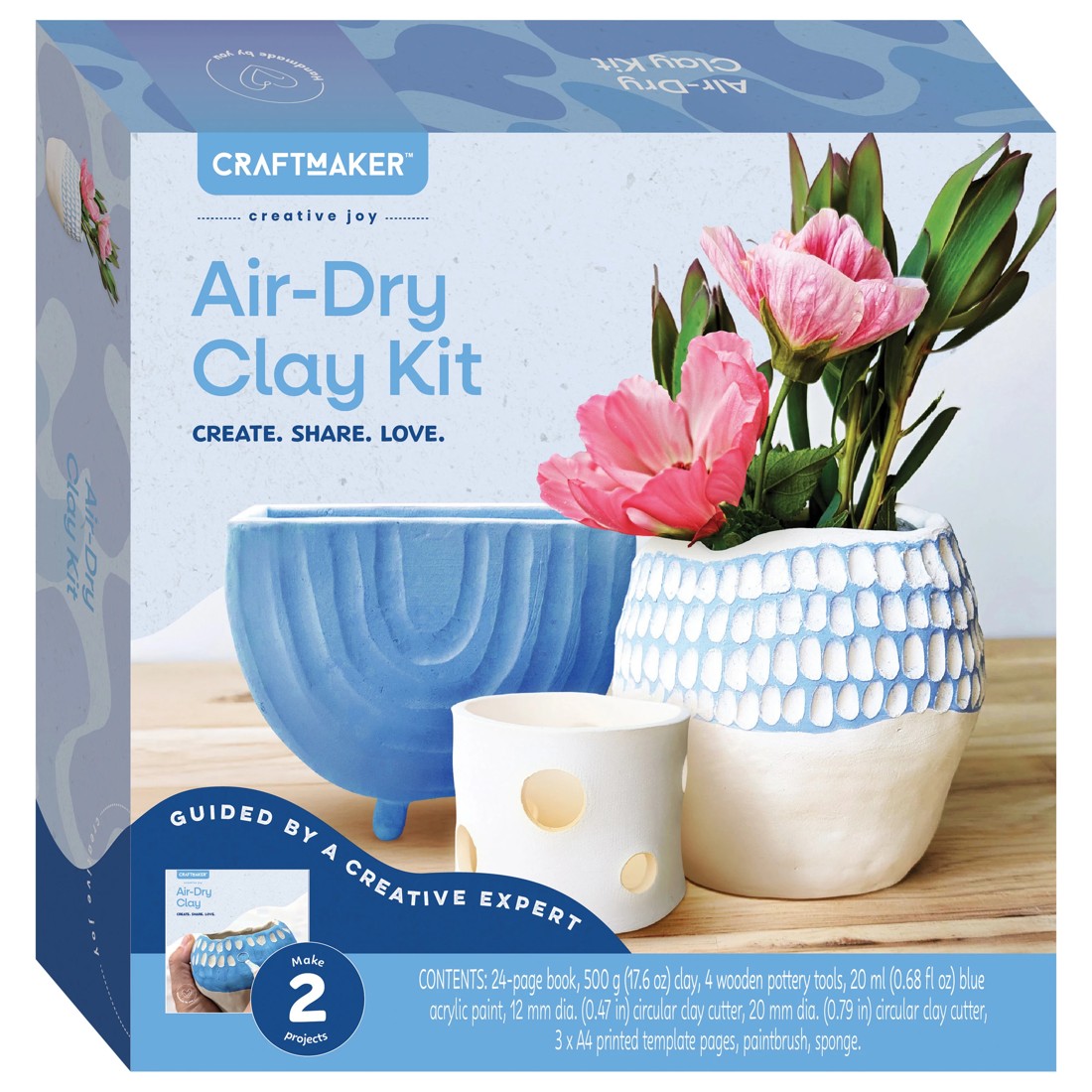 1 Craft Maker Air-Dry Clay Kit, 1 of 7