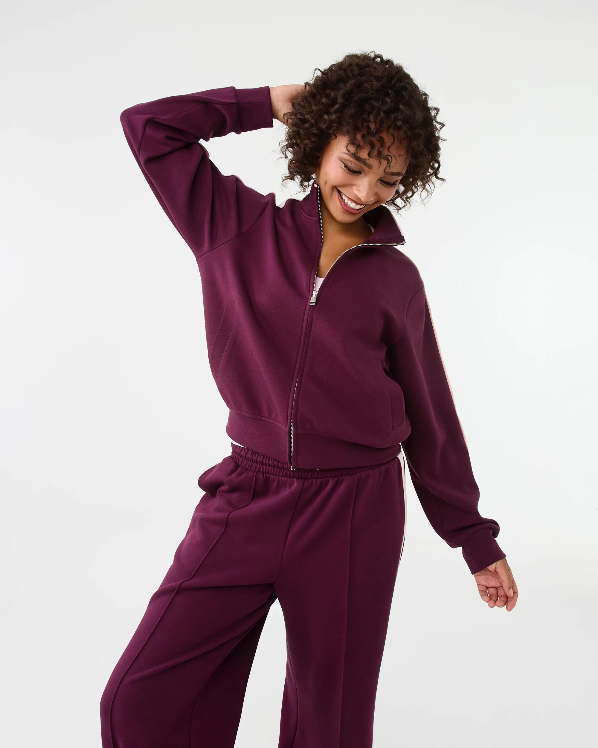 6 Active Womens Retro Zip Through Royal Burg, 6 of 10