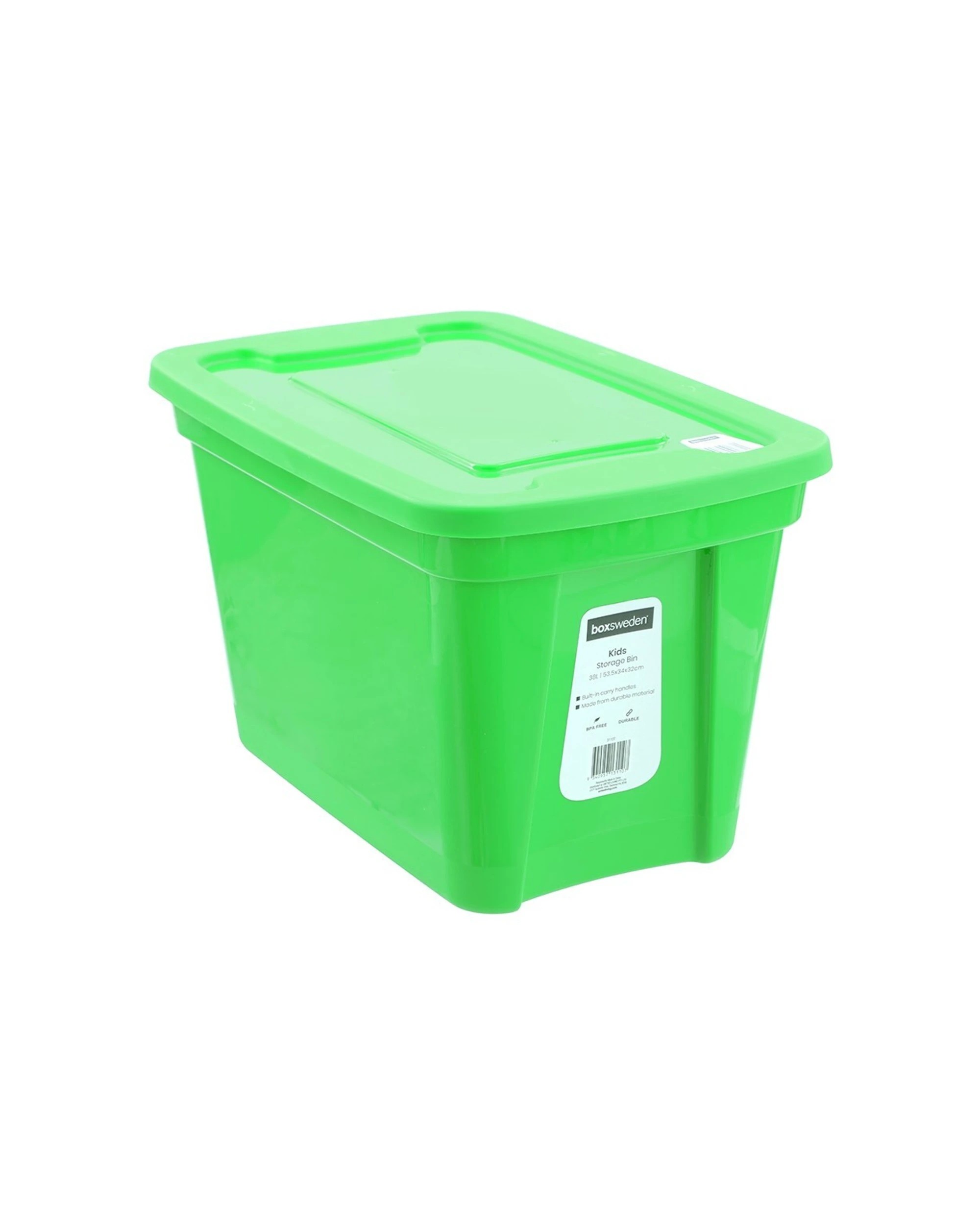 2 Boxsweden 53cm Toy Storage 38L Box Organiser - Carry Handle - Assorted, 2 of 5