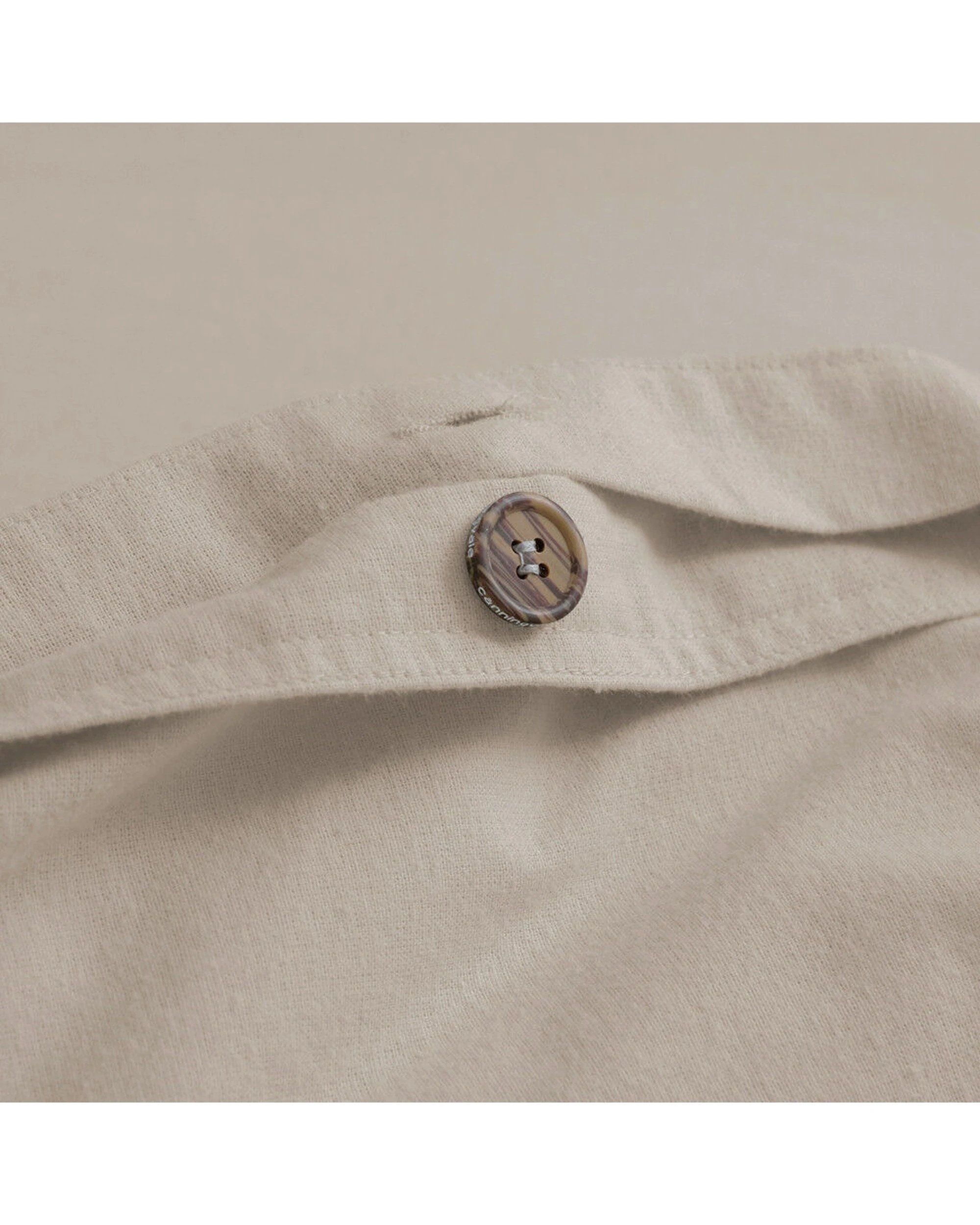 3 Canningvale Cozi Cotton Flannelette Quilt Bed Bedding Cover Set Single - Natural, 3 of 5