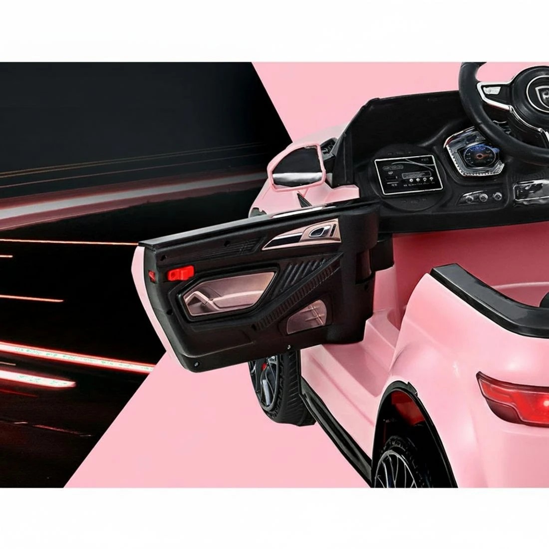 6 Rigo Kids Electric Ride On Car Toy Cars Remote 12V - Pink, 6 of 7