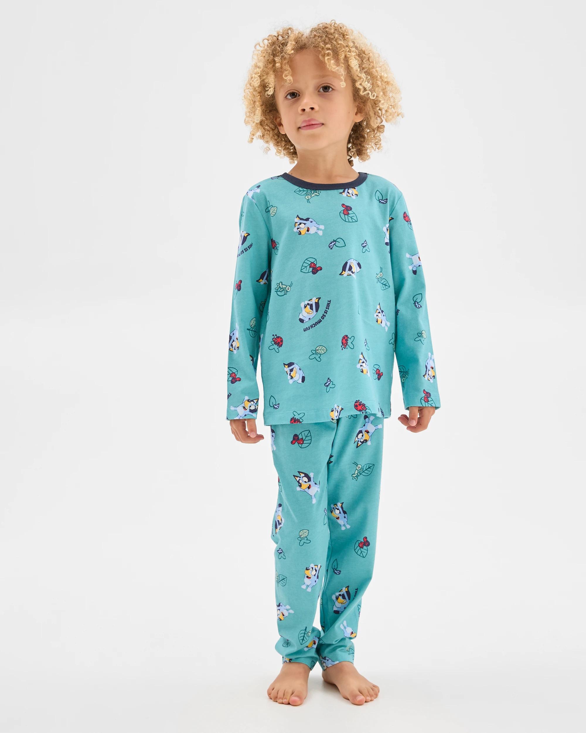 3 Bluey Australian Cotton 2 Pack Younger Boys Knit Pyjama Set BLUEY, 3 of 8