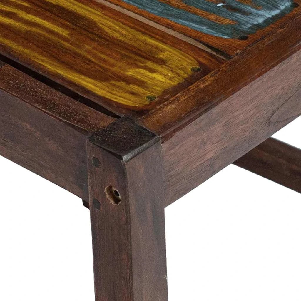 7 Vidaxl Dining Chairs 2 Pcs Solid Reclaimed Wood - Multi, 7 of 10