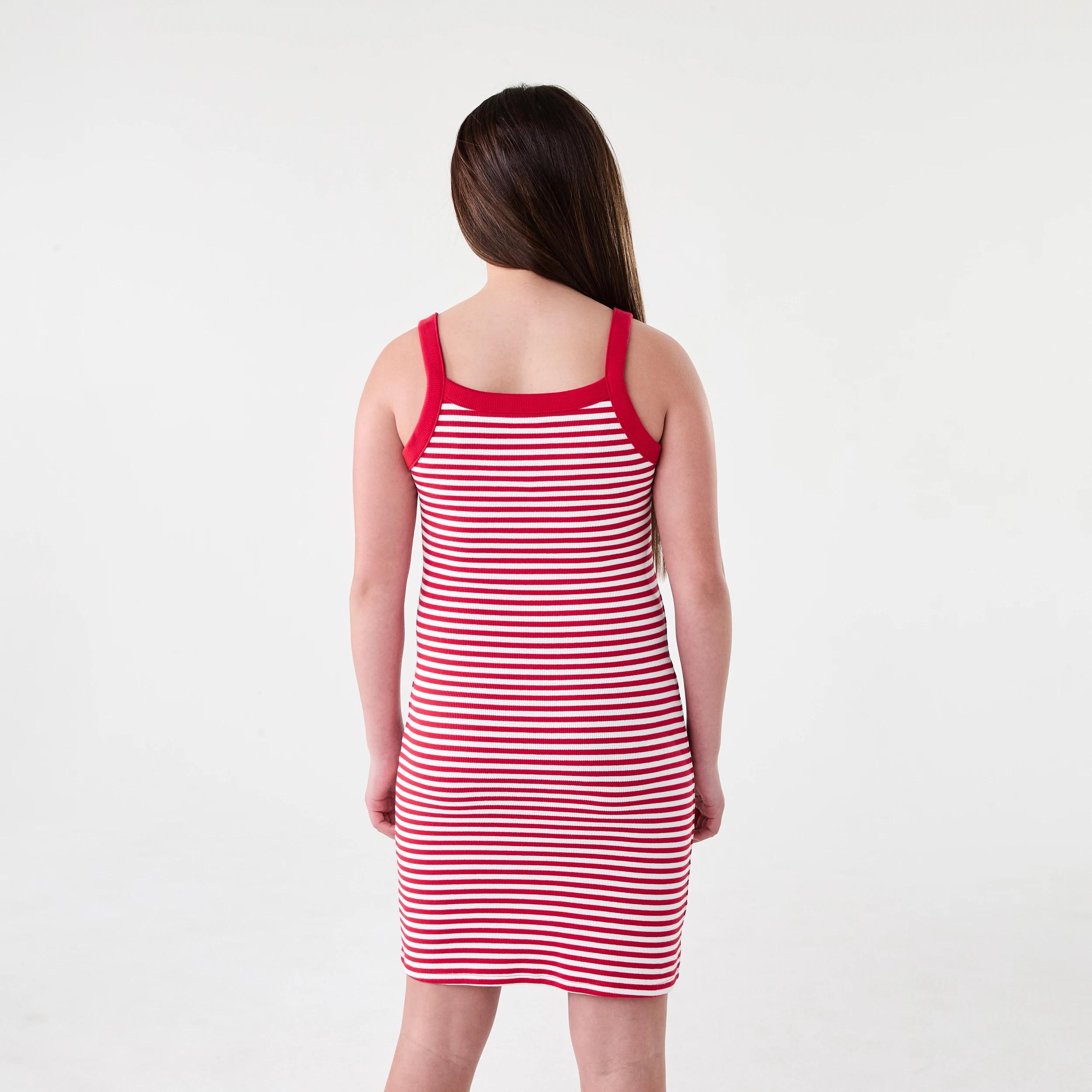 2 Rib Tank Dress Red Stripe, 2 of 7