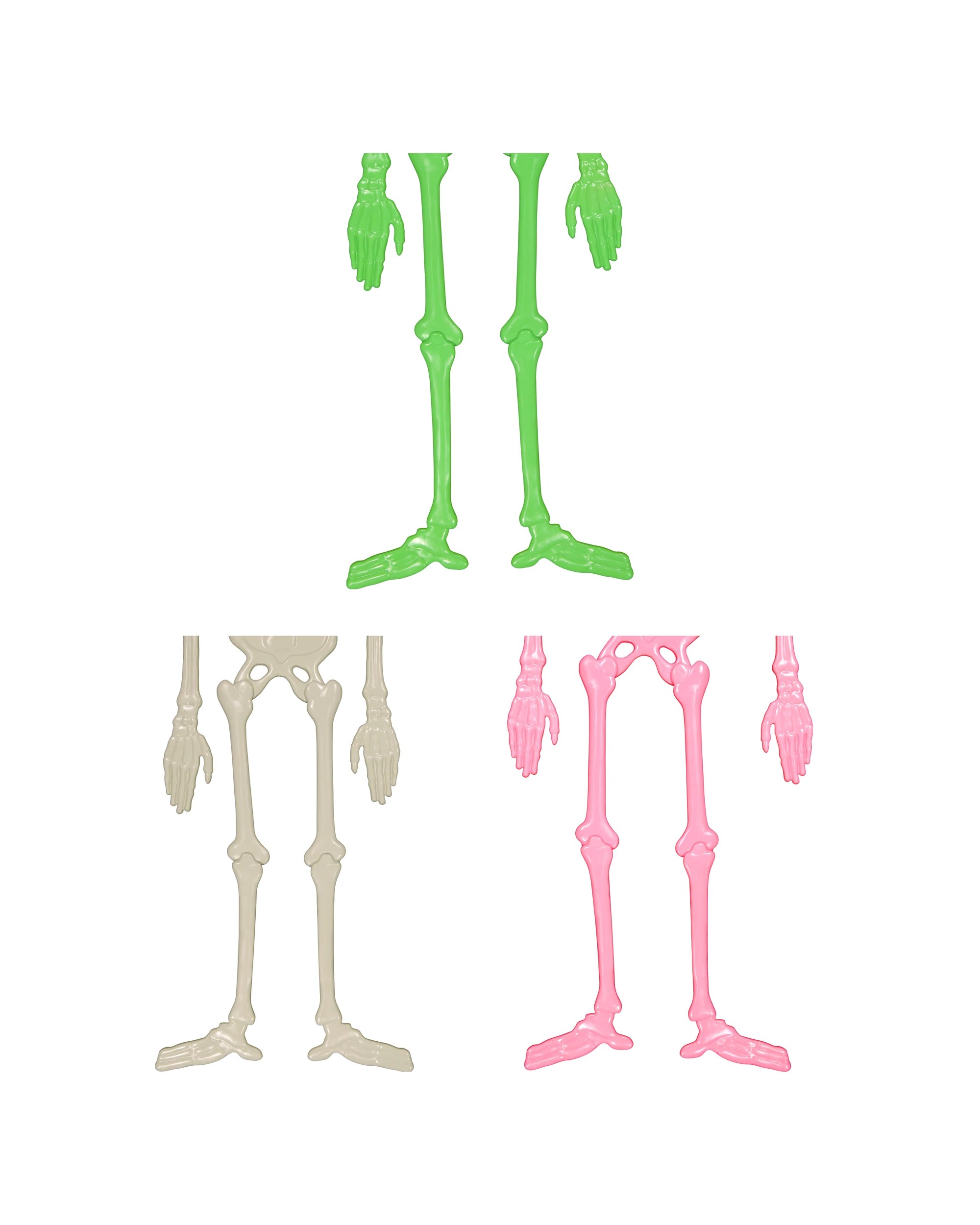 4 Hanging Skeleton - Assorted, 4 of 6
