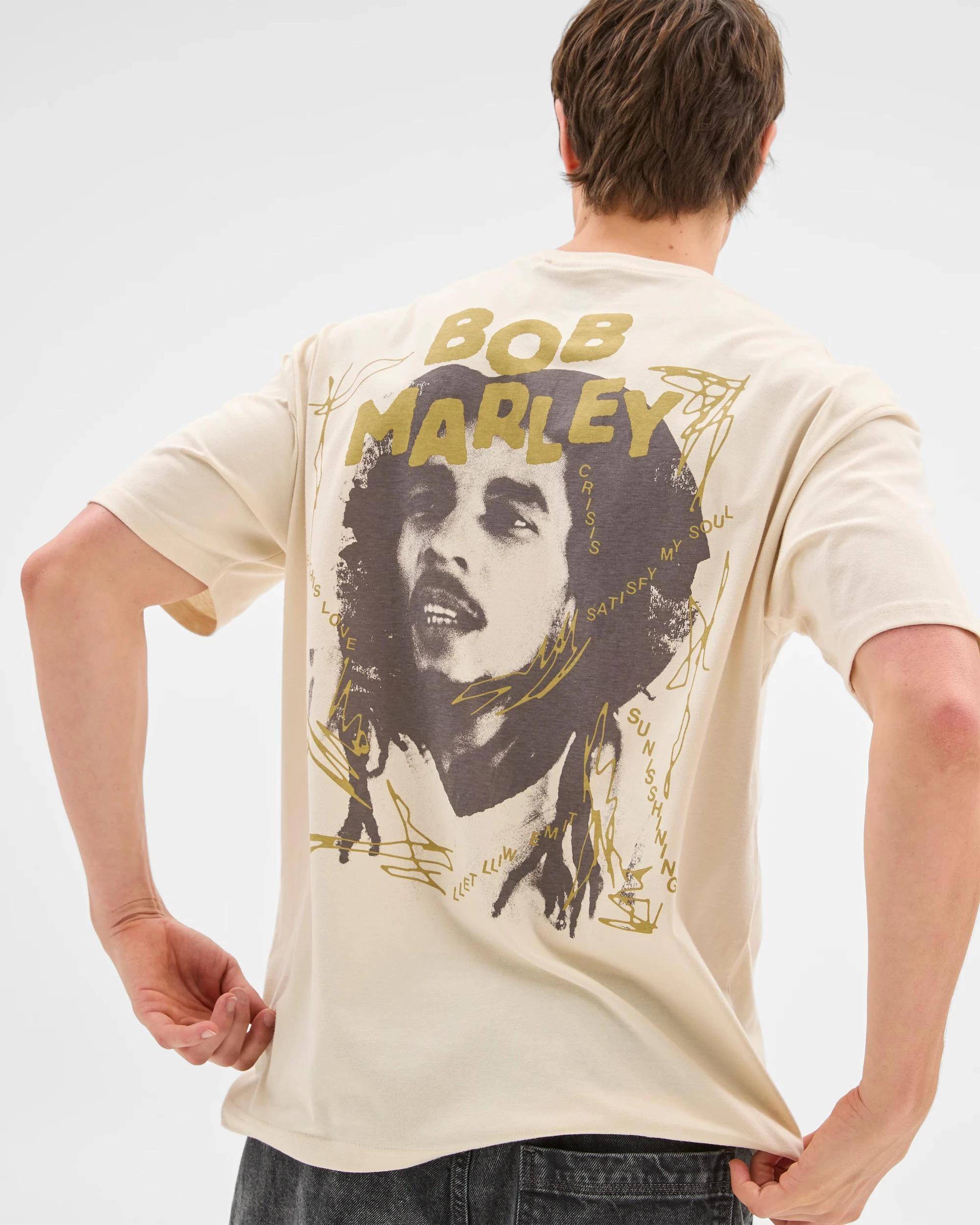 4 Licensed Bob Marley T-Shirt BEIGE, 4 of 7
