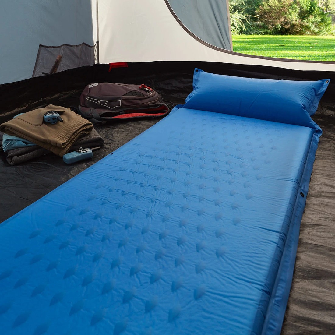 1 Single Self Inflating Mattress, 1 of 10