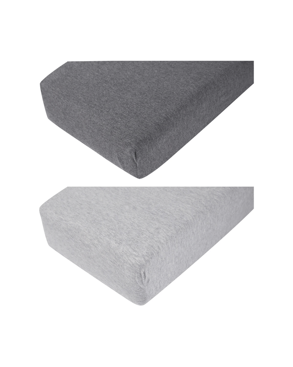 2 Pack Cotton Jersey Fitted Co-Sleeper Bassinet Sheets