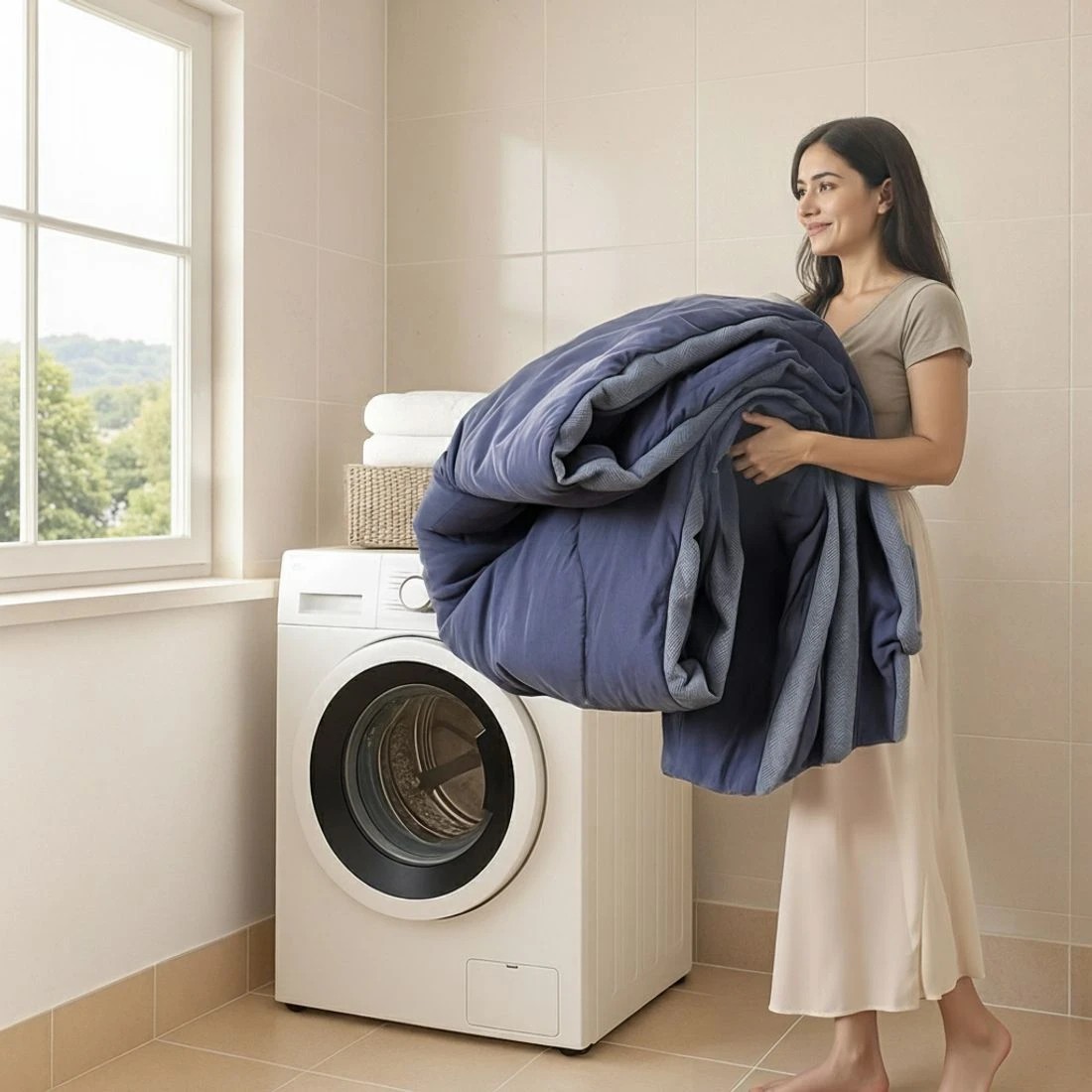 7 Giselle 5cm Mattress Topper Pillowtop toppers Bamboo Charcoal Double - Charcoal, 7 of 7