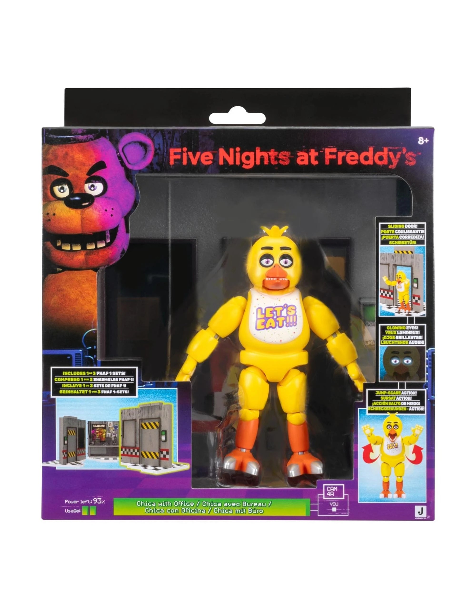 1 Five Night's At Freddy's Classic Chica with Office 5 inch Figure Set, 1 of 5