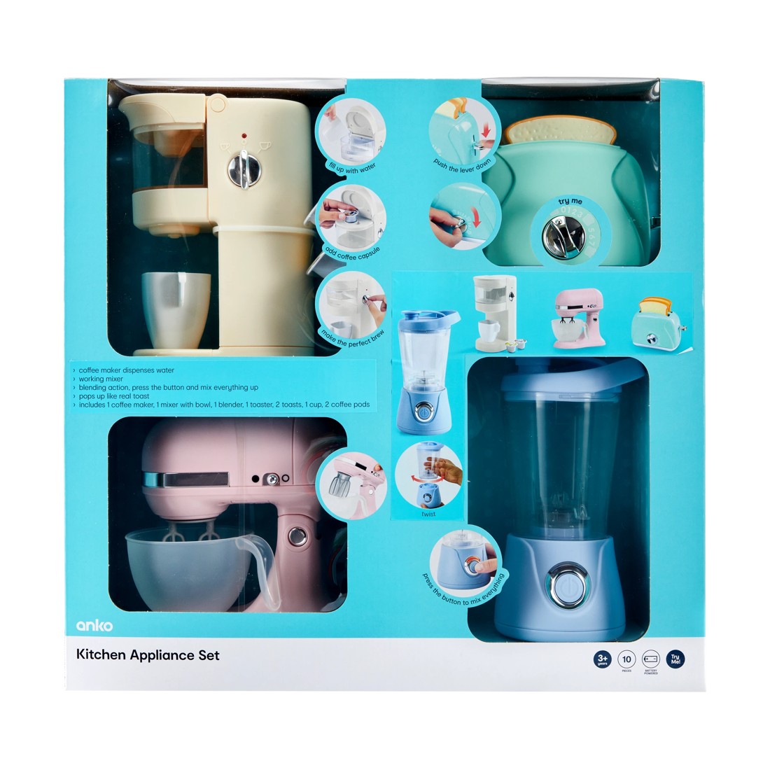 6 10 Piece Kitchen Appliance Set, 6 of 7