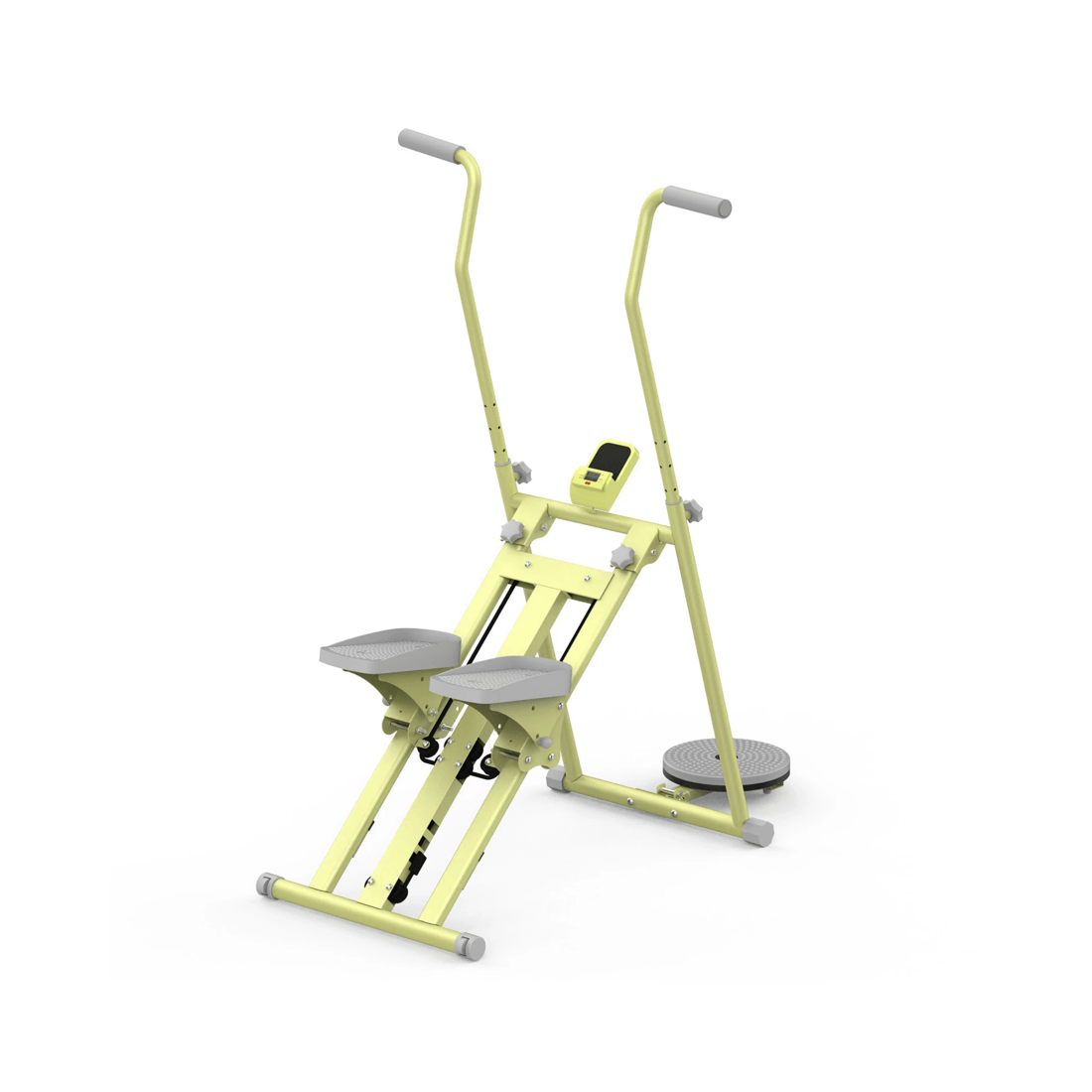 1 Advwin Vertical Climber Exercise Machine Adjustable Stair Stepper Yellow&Green, 1 of 6
