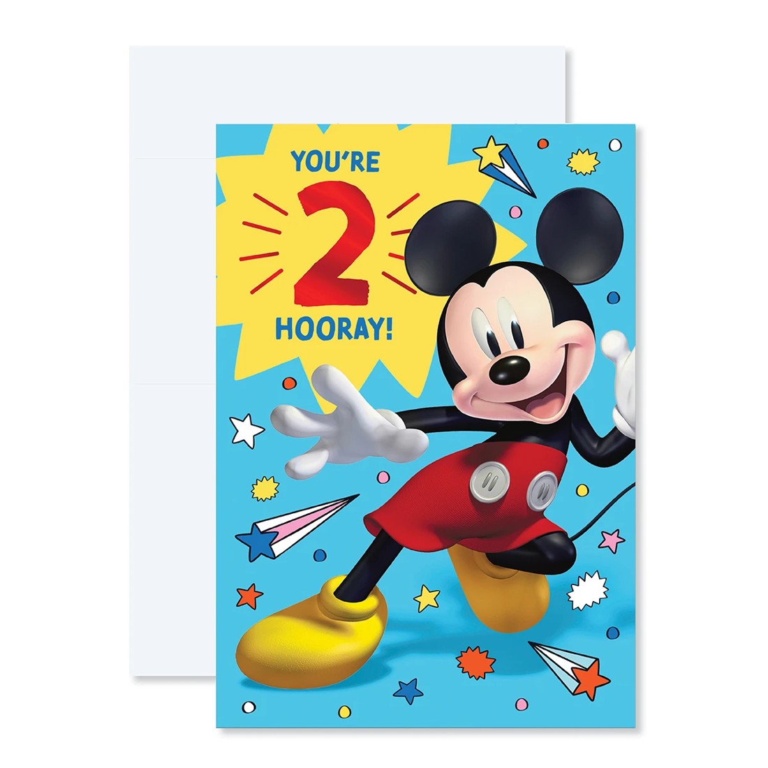 1 Connections from Hallmark 2nd Birthday Card - Disney Mickey Mouse, 1 of 3