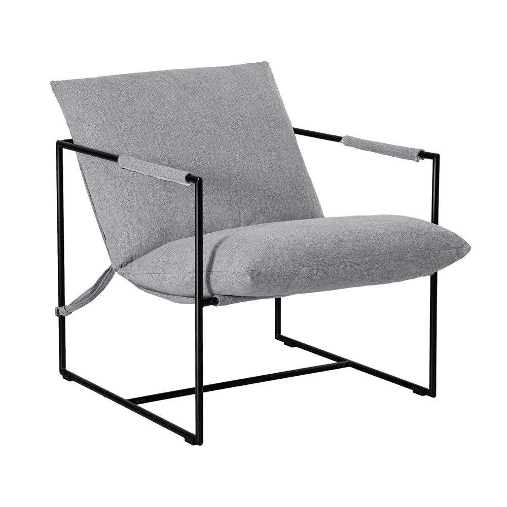 1 Artiss Armchair Lounge Chair Sling - Grey, 1 of 7