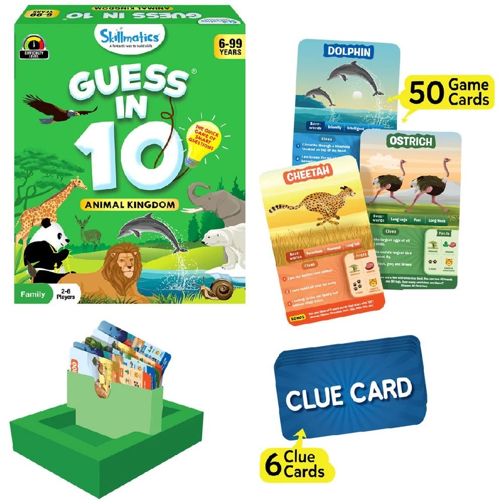 3 Skillmatics Guess in 10 Animal Kingdom, 3 of 3