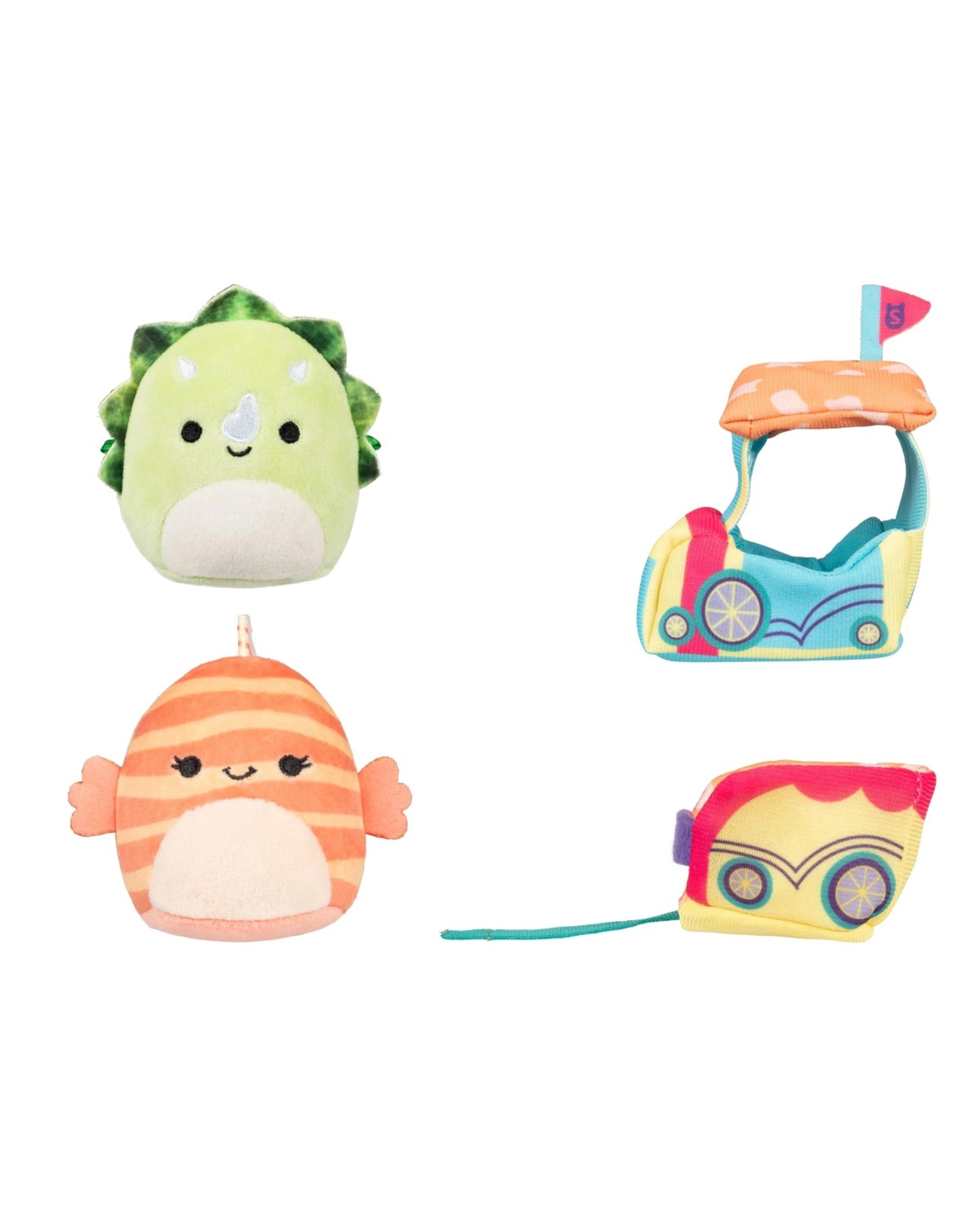 3 Squishmallows Micromallows 2.5 Plush Accessory Set Ticket to Ride, 3 of 4