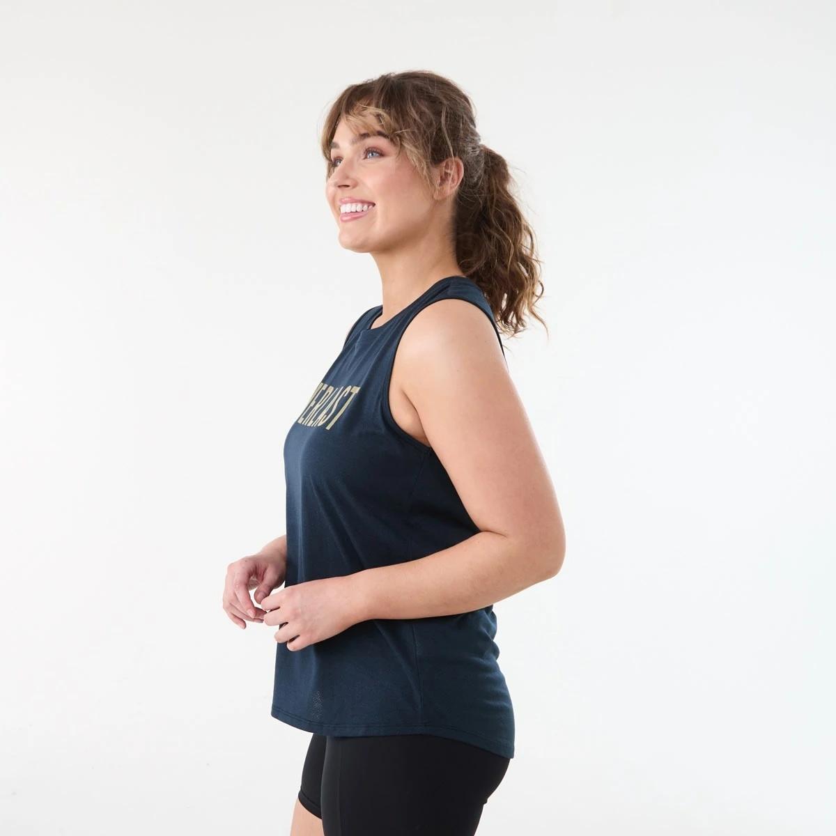 2 Everlast Womens Keyhole Tank EVERLAST MOOD INDIGO, 2 of 6