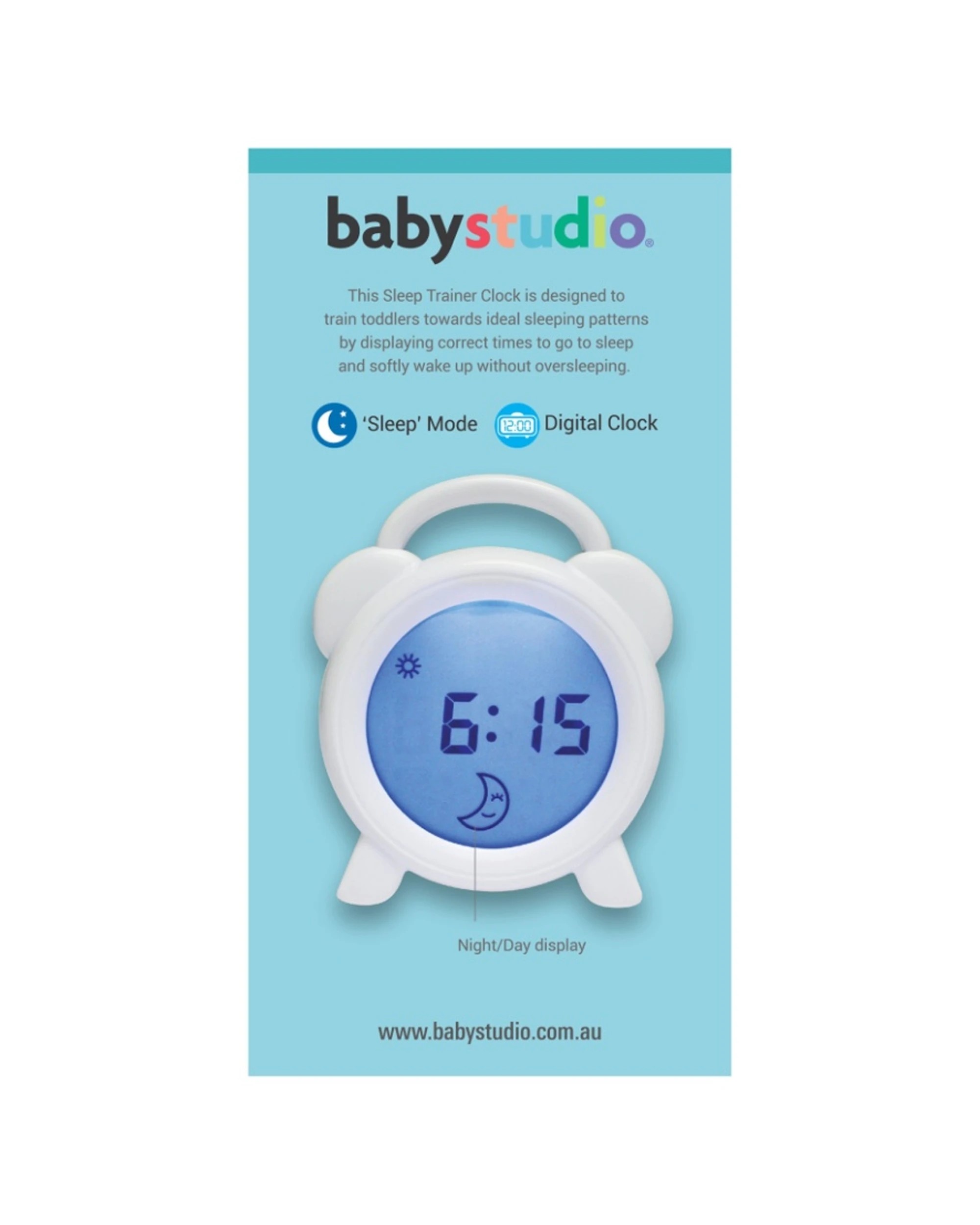 5 Babystudio Baby & Toddler Sleep Wakeup Trainer and Night Light USB Powered - White, 5 of 6