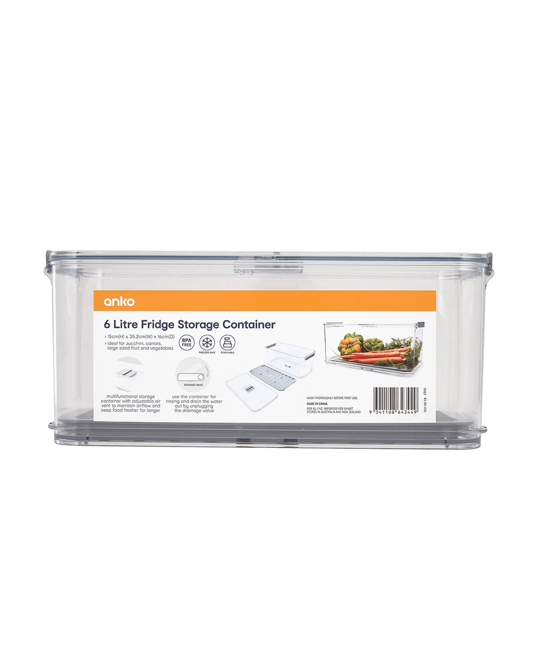 6 6L Fridge Storage Container, 6 of 6