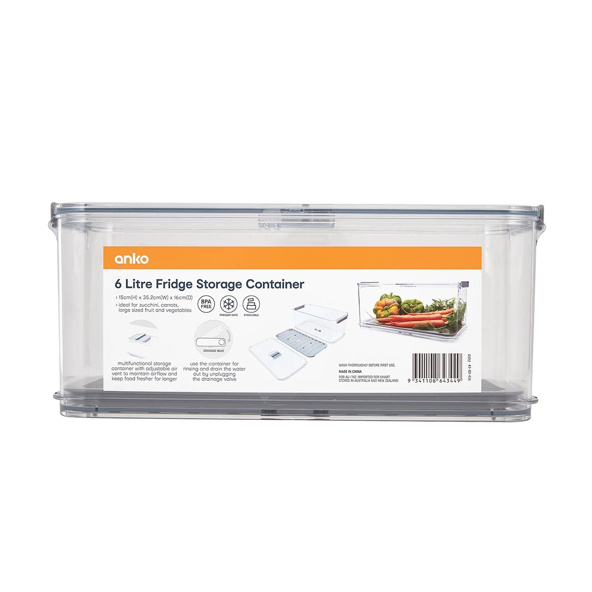 6 6L Fridge Storage Container, 6 of 6