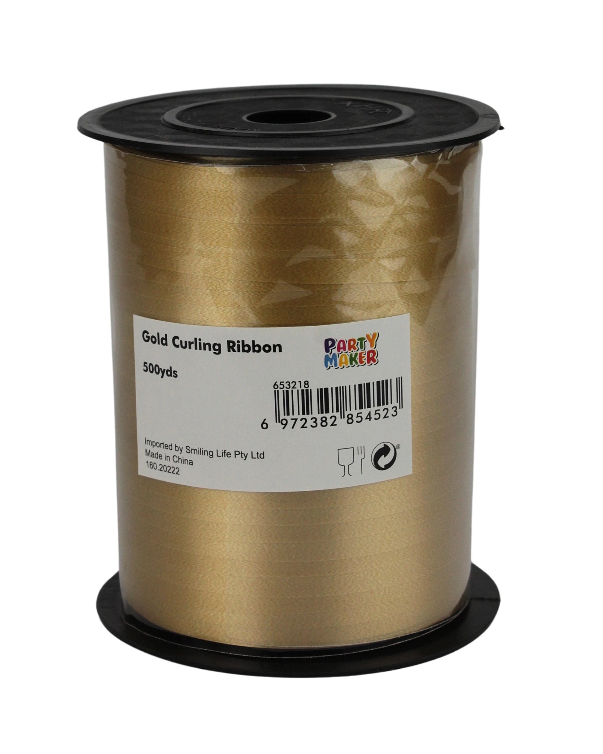 2 Party Maker Curling Ribbon Roll 457m - Gold, 2 of 2