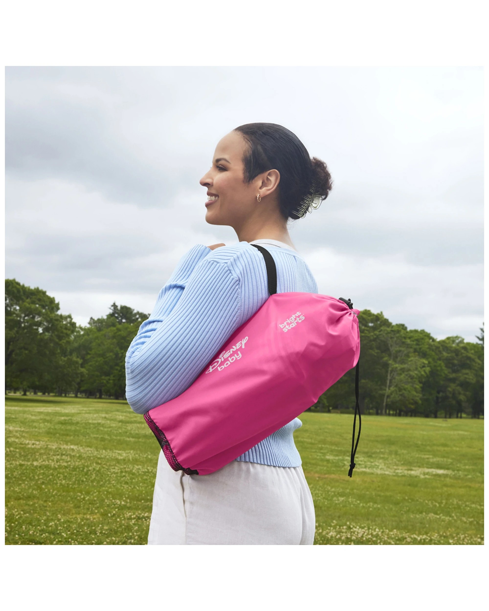 3 Bright Starts Minnie Mouse Pop ‚äòn Sit Baby Portable Booster Seat 6m+
 - Multi, 3 of 3