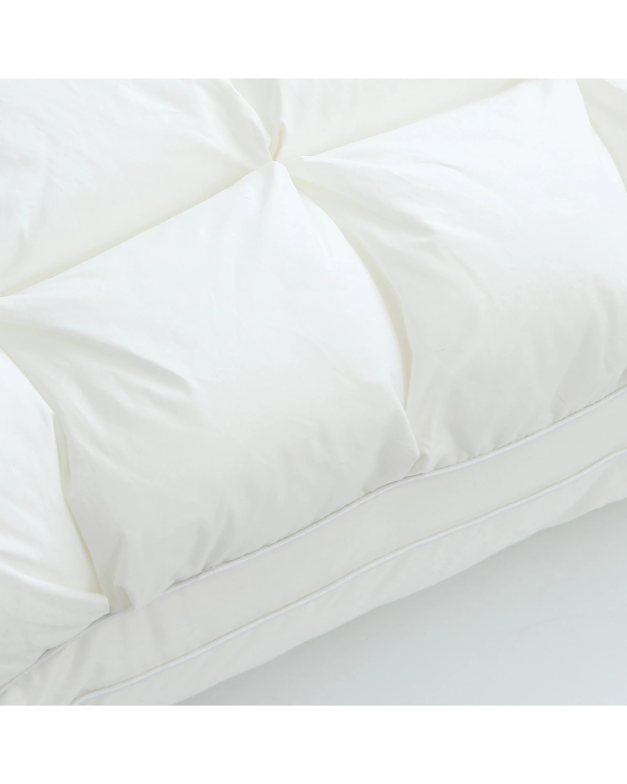 3 Dreamaker Puffy Quilted Down Alternative Super High Profile Pillow 48 x 73cm - White, 3 of 6