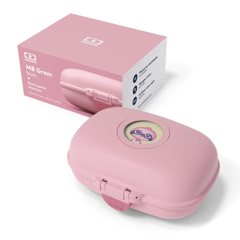 3 Monbento Mb Gram Kids Snack Box Blush - Pink - Pink, 3 of 5
