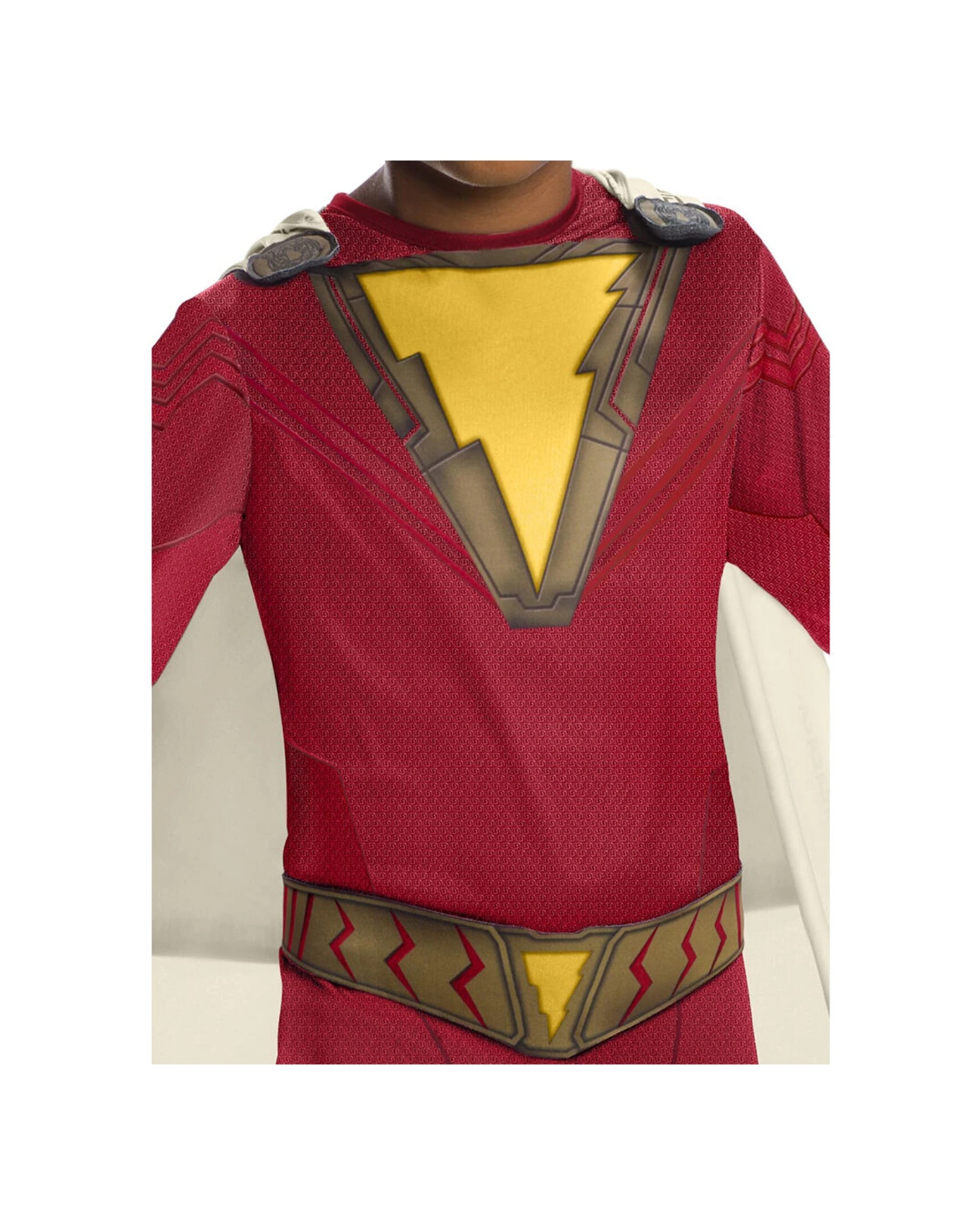 2 Dc Comics Shazam Classic Boys Dress Up Costume Size L - Red, 2 of 3