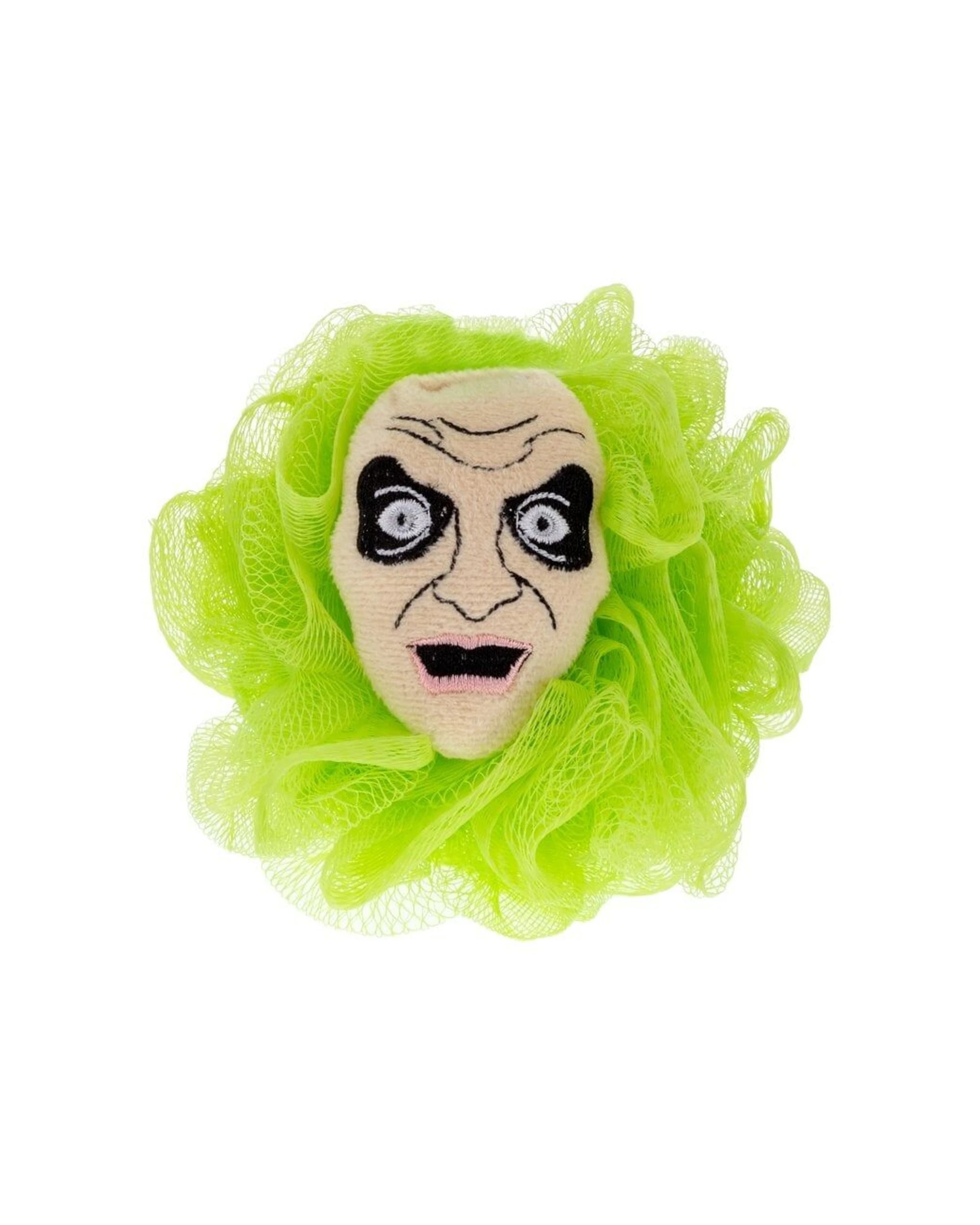 2 Warner Bros 4PK Beetlejuice Body Exfoliator Shower Loofah Puff - Green, 2 of 2