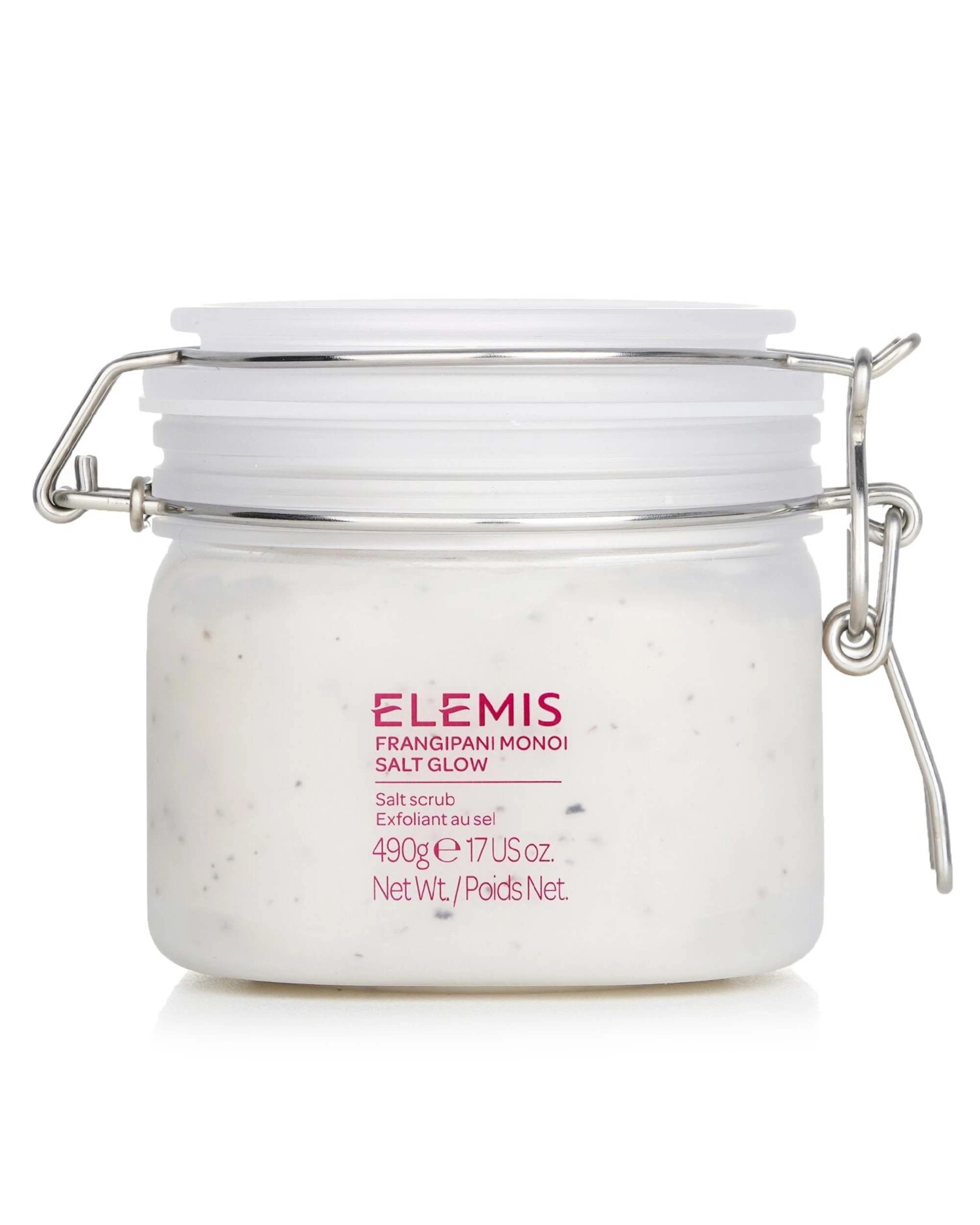 3 Elemis Frangipani Monoi Salt Glow Salt Scrub Exfoliant  480g/17oz, 3 of 3