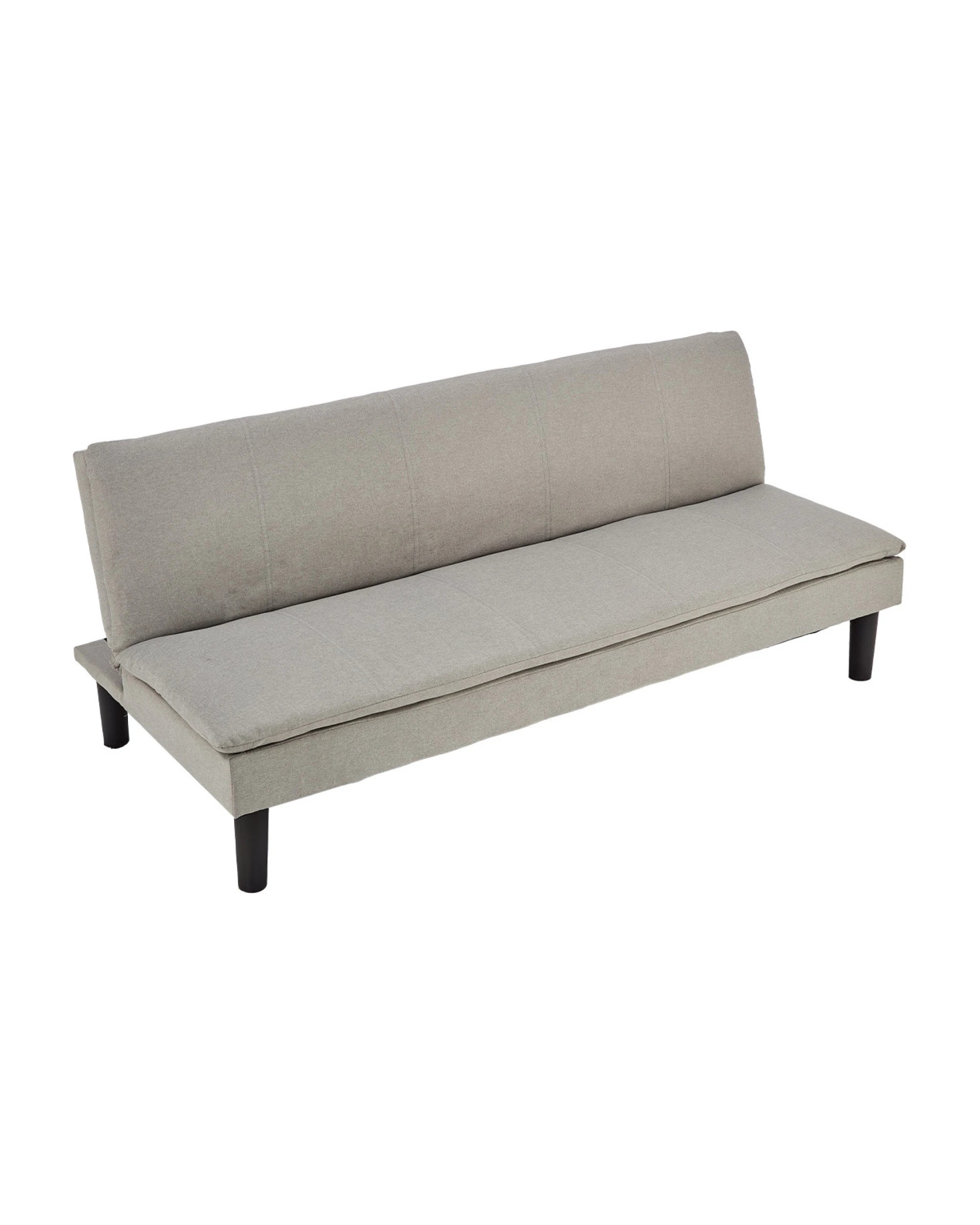 3 Sarantino 3 Seater Modular Faux Linen Fabric Sofa Bed Couch - Grey, 3 of 8