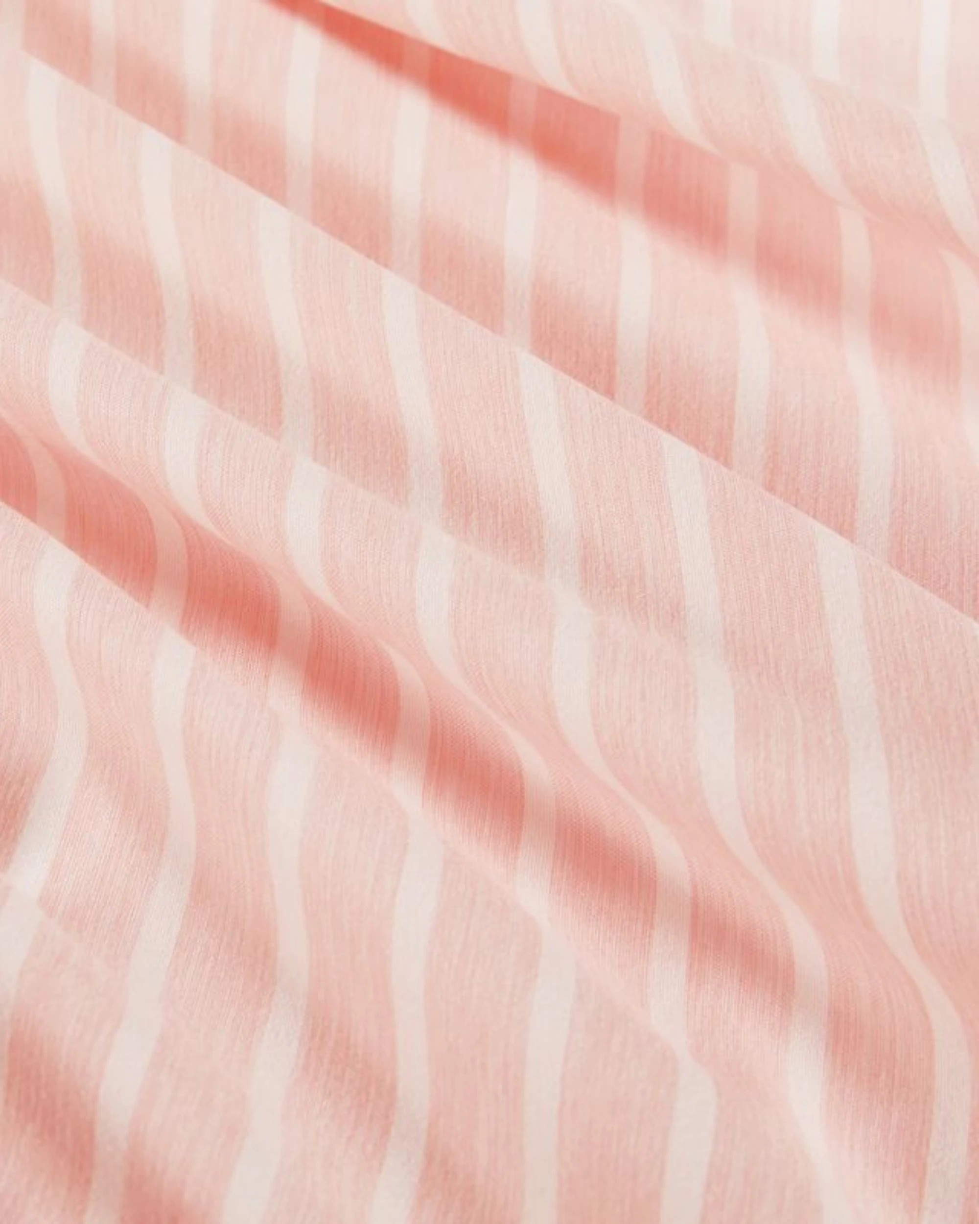 3 CleverPolly Yarn-Dyed Microfibre Quilt Cover Set Soft - Soft Pink Stripe - Queen Bed, 3 of 4