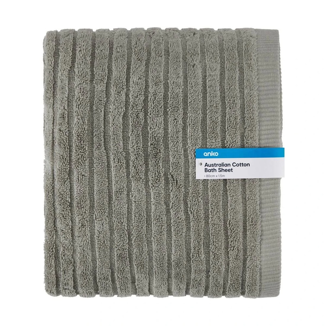 5 Australian Cotton Bath Sheet - Silver, 5 of 6