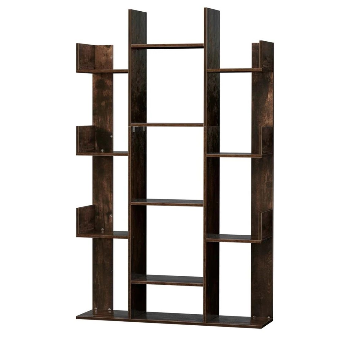 1 Artiss Tree-Shaped Bookshelf - Brown, 1 of 7